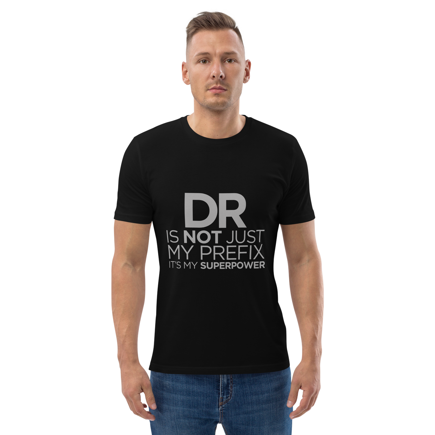 SUPERPOWER Doctor series unisex organic cotton t-shirt