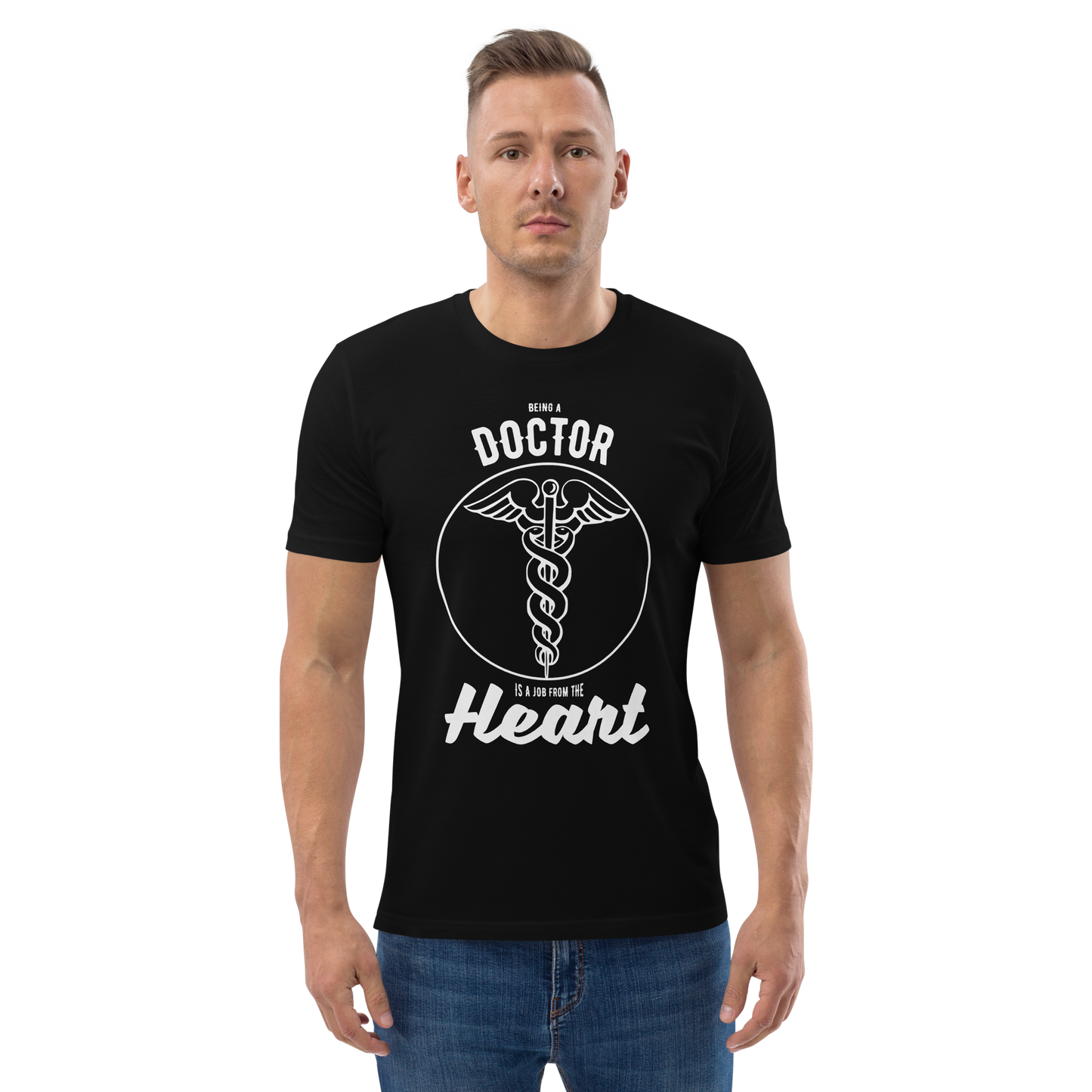 DOCTOR HEART Doctor series unisex organic cotton t-shirt