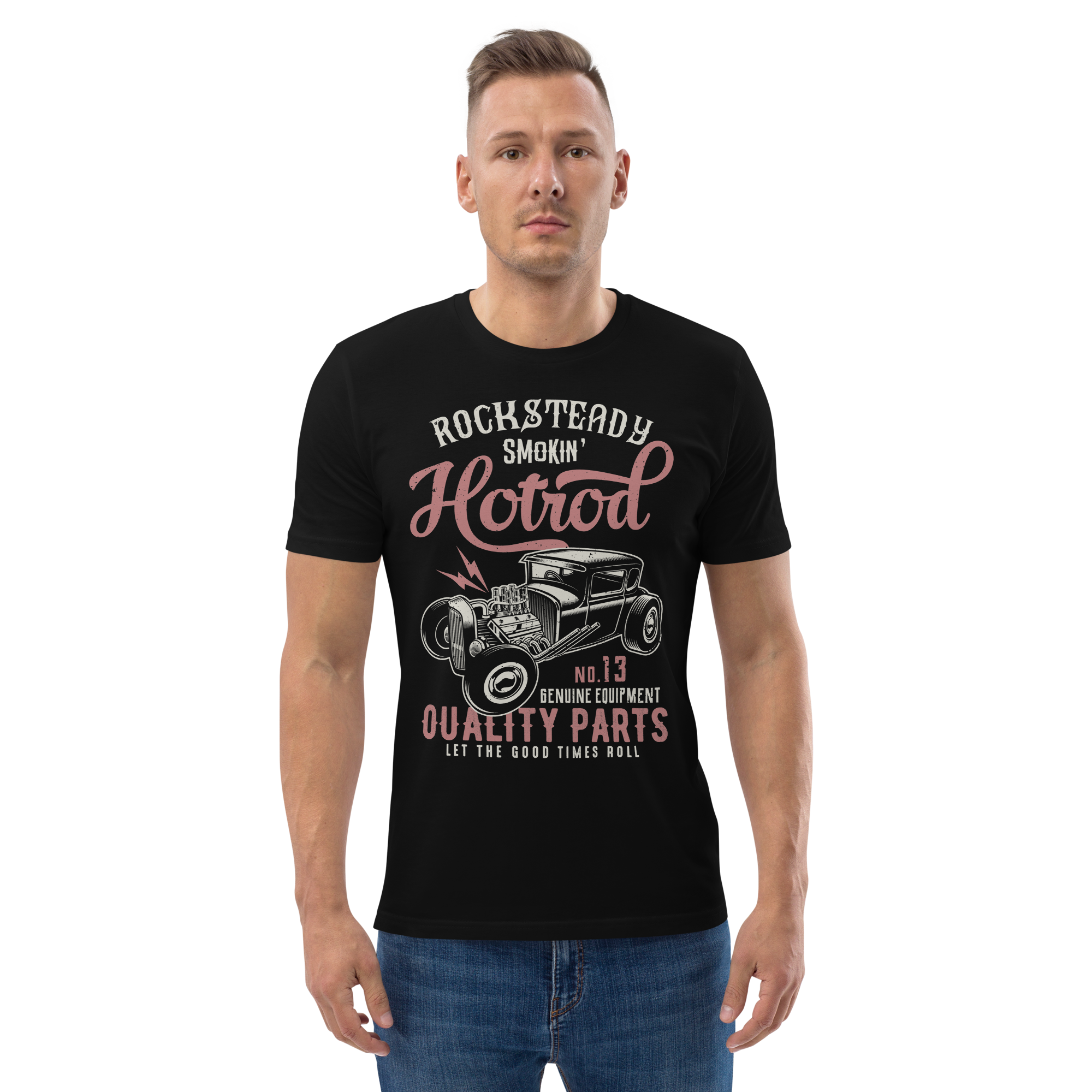 ROCKSTEADY HOTROD Unisex organic cotton t-shirt