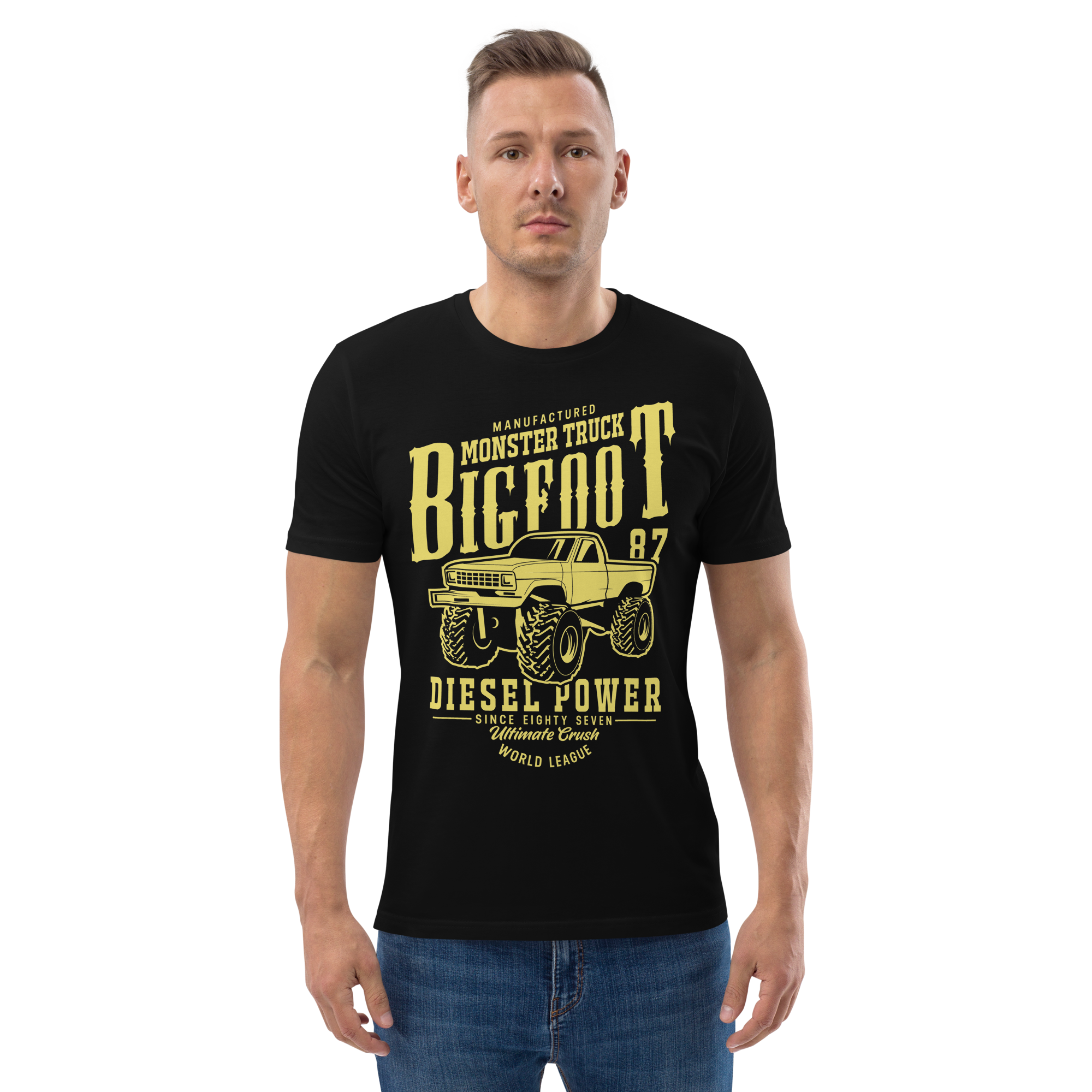 Camiseta unisex de algodón orgánico BIGFOOT DIESEL POWER
