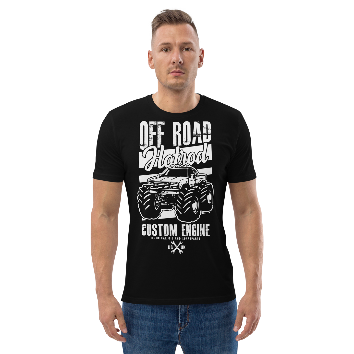 OFF ROAD HOTROD Unisex organic cotton t-shirt