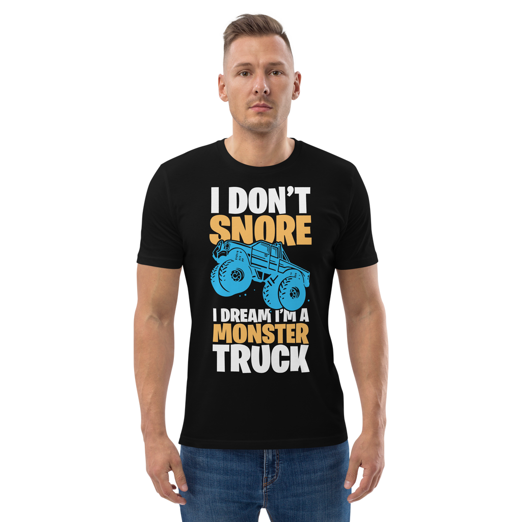 ICH BIN EIN MONSTER TRUCK Unisex-T-Shirt aus Bio-Baumwolle