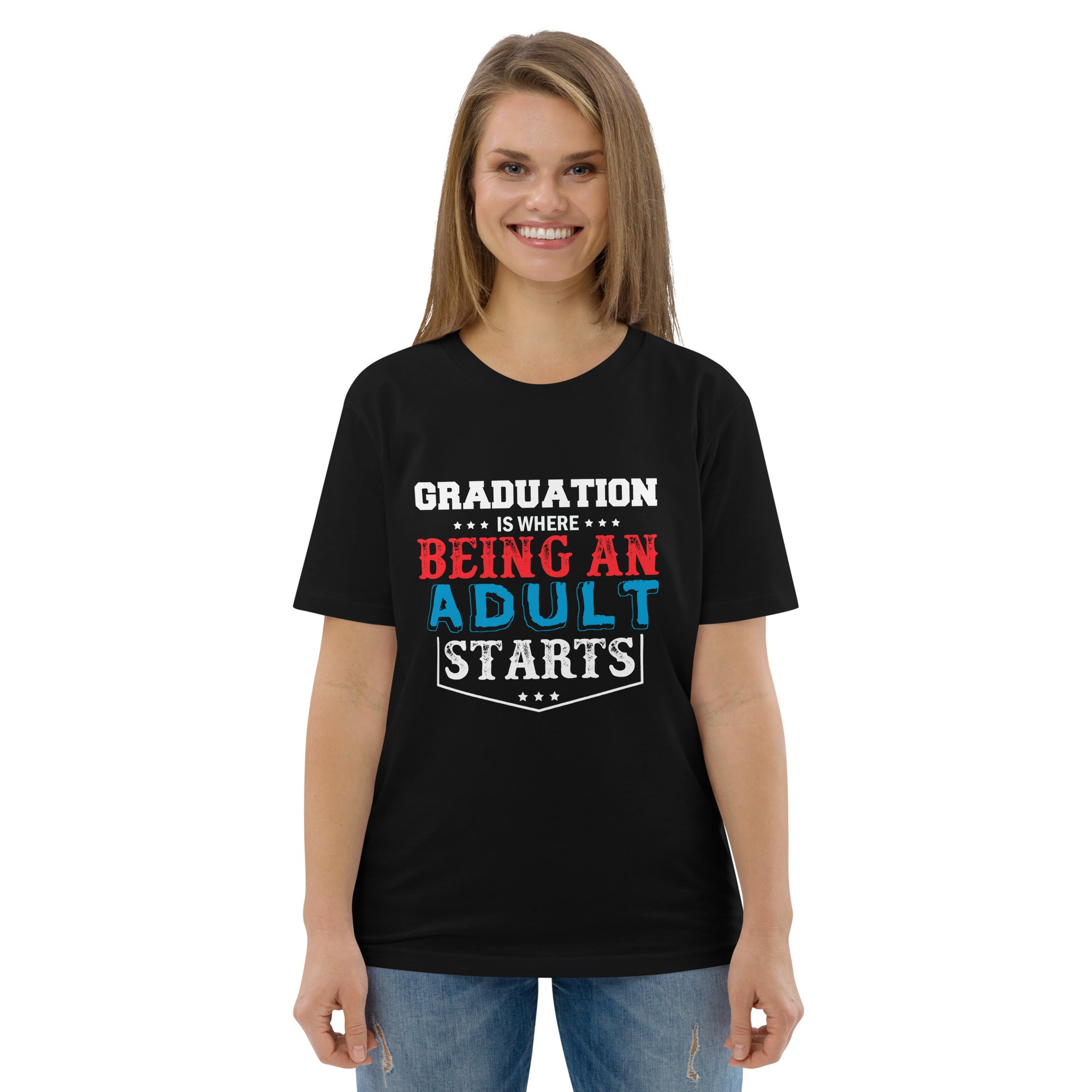 ADULTING BEGINS unisex t-shirt