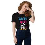 HATS OFF! unisex t-shirt - Printoo Shop - - graduation, t-shirt, unisex, Unisex Organic Cotton T-Shirt | Stanley/Stella STTU169