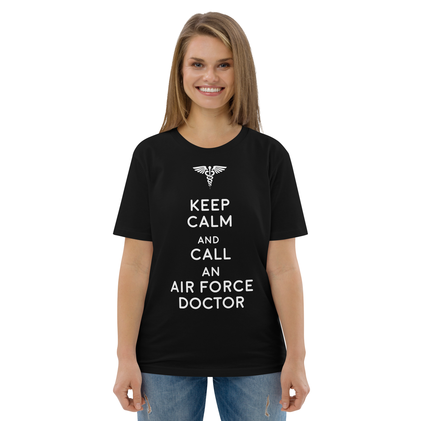 AIR FORCE DOCTOR Doctor series unisex organic cotton t-shirt