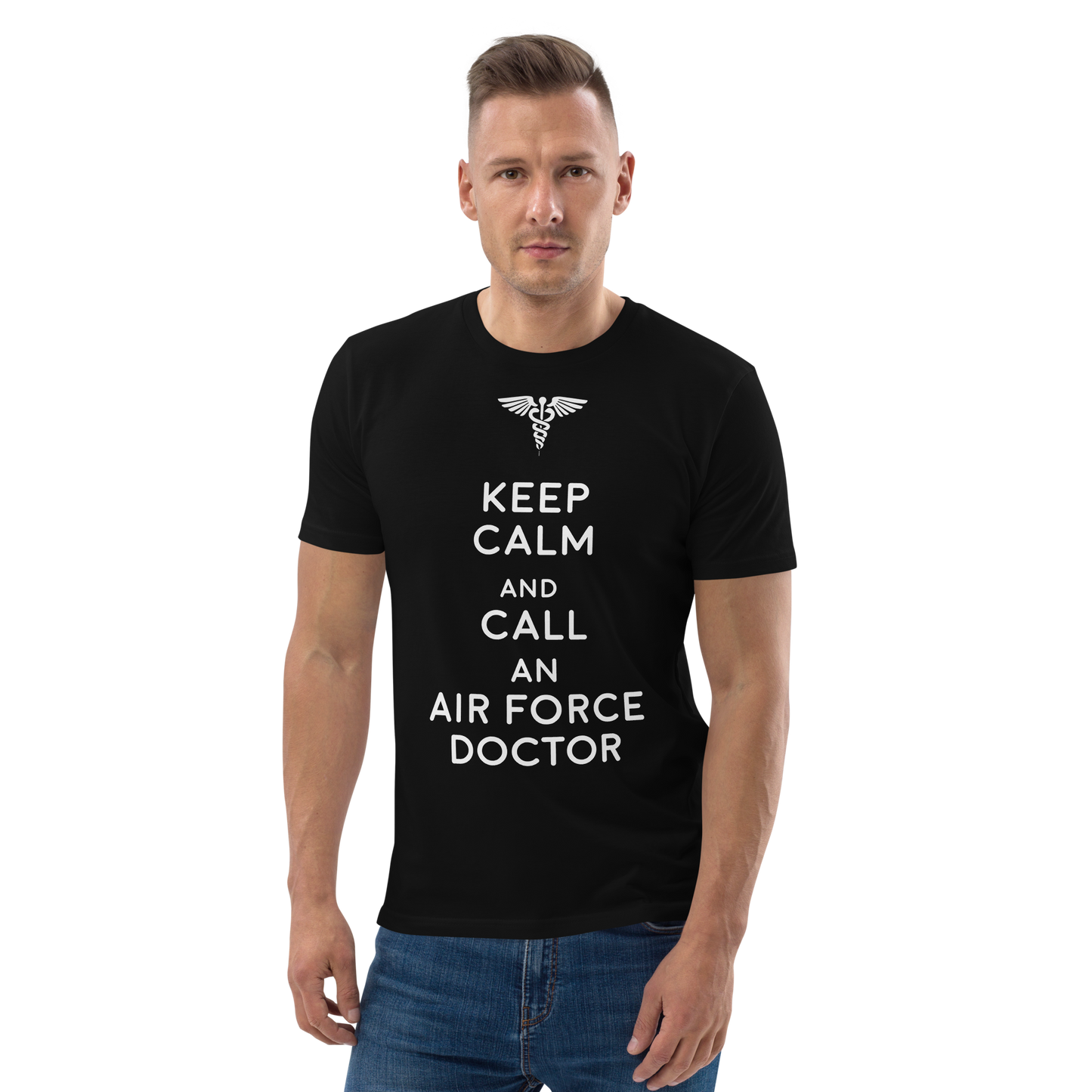 AIR FORCE DOCTOR Doctor series unisex organic cotton t-shirt