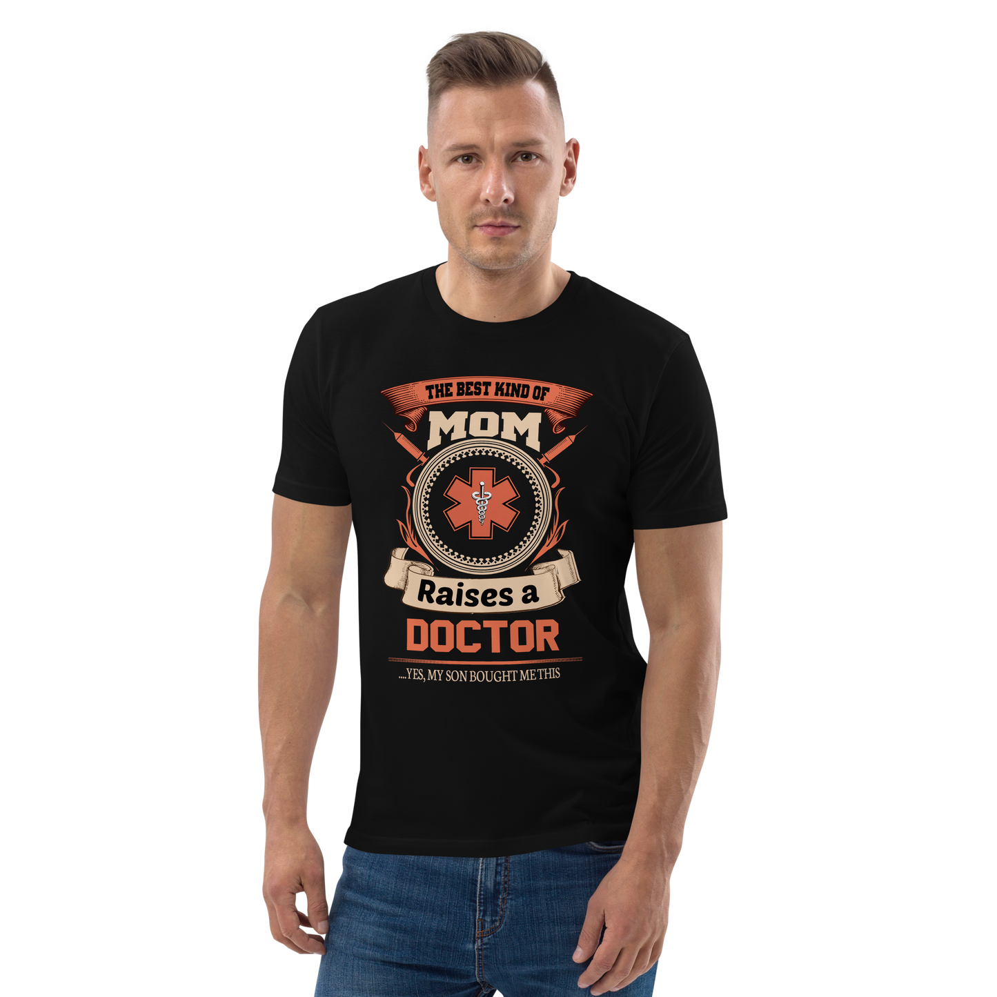 RAISES A DOCTOR Doctor series unisex organic cotton t-shirt