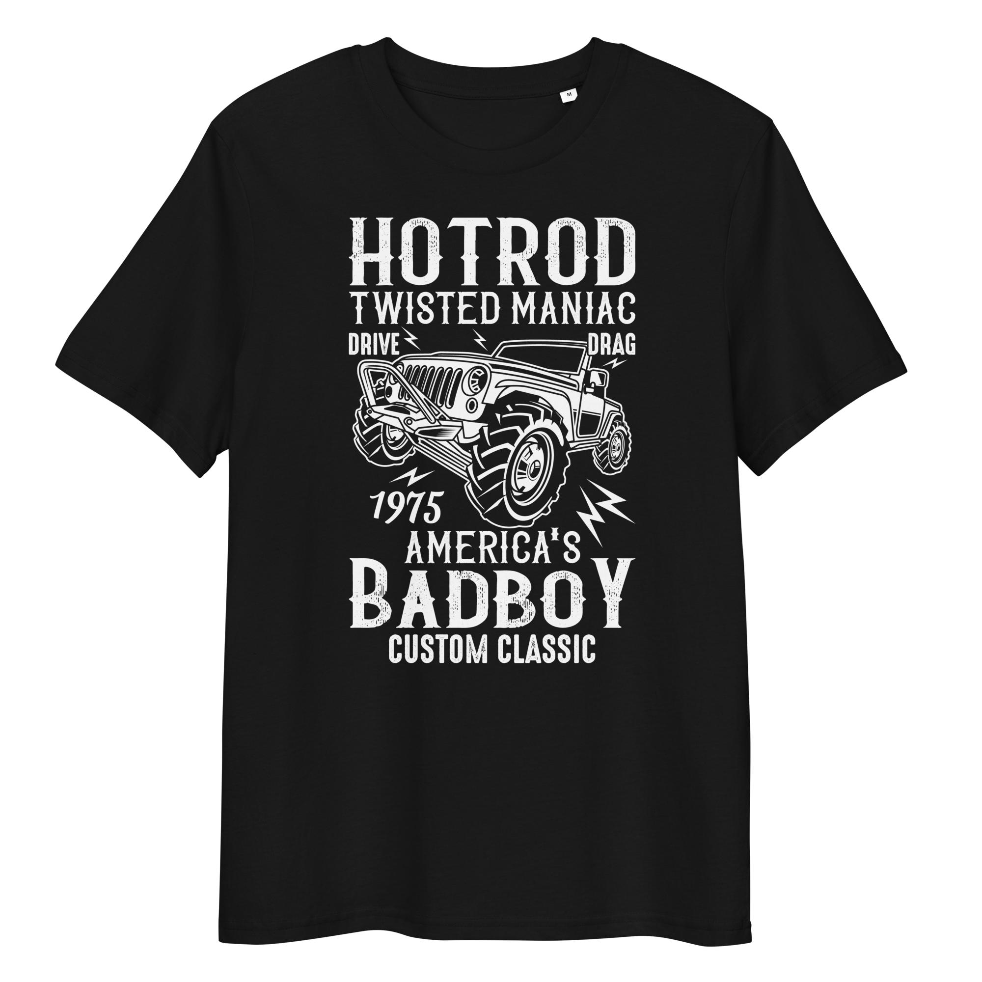 HOTROD BADBOY Unisex-T-Shirt aus Bio-Baumwolle