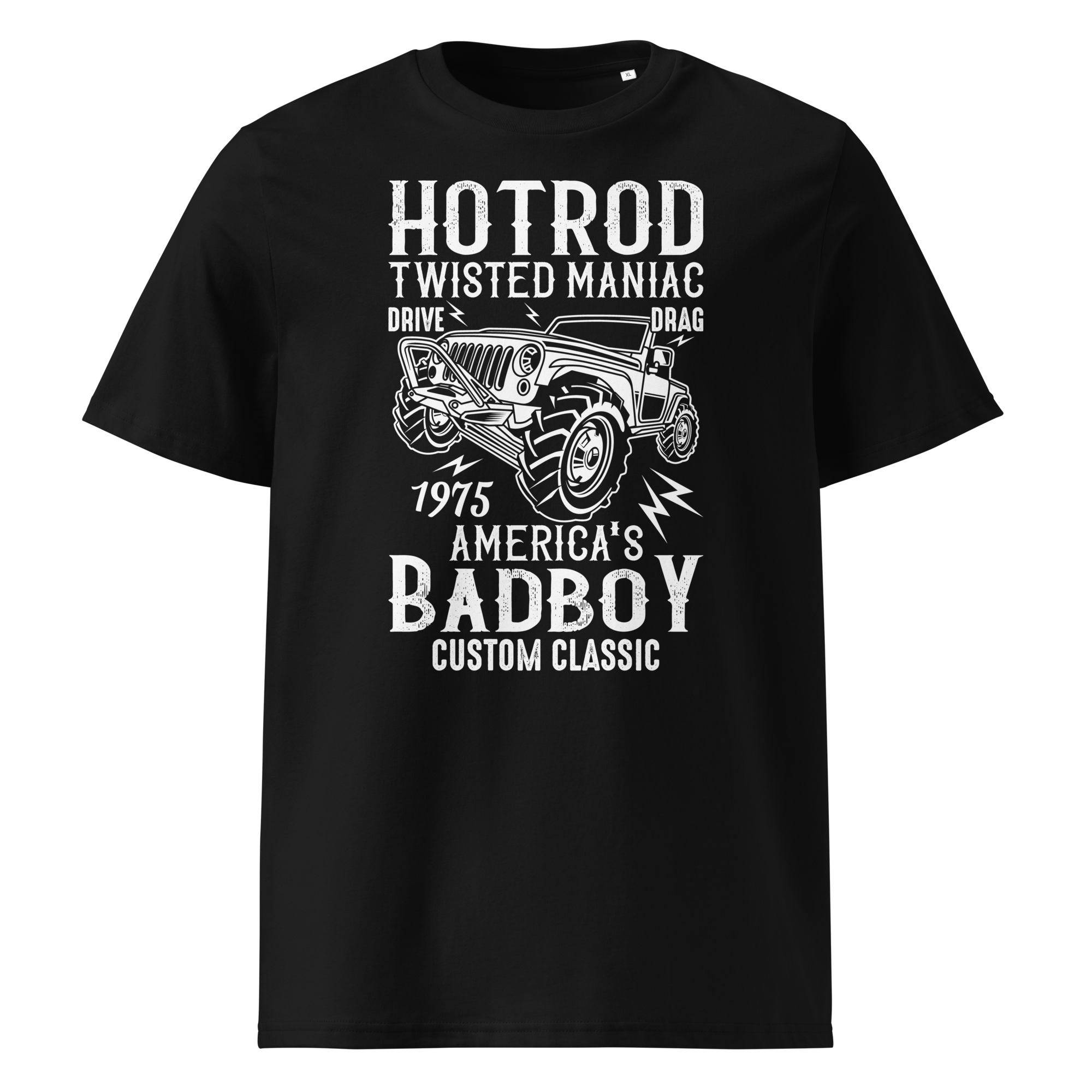 HOTROD BADBOY Unisex-T-Shirt aus Bio-Baumwolle