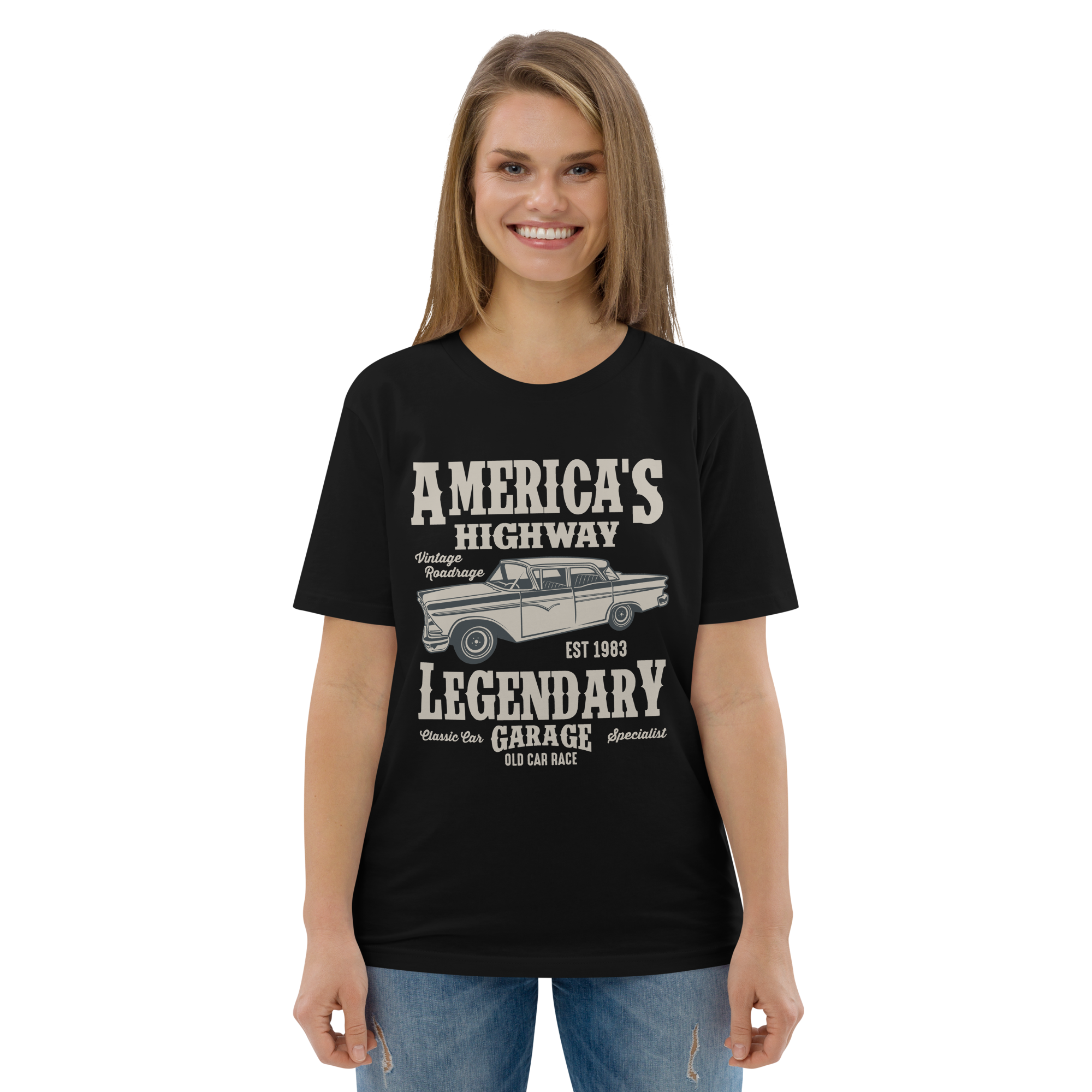 AMERICA'S HIGHWAY unisex t-shirt