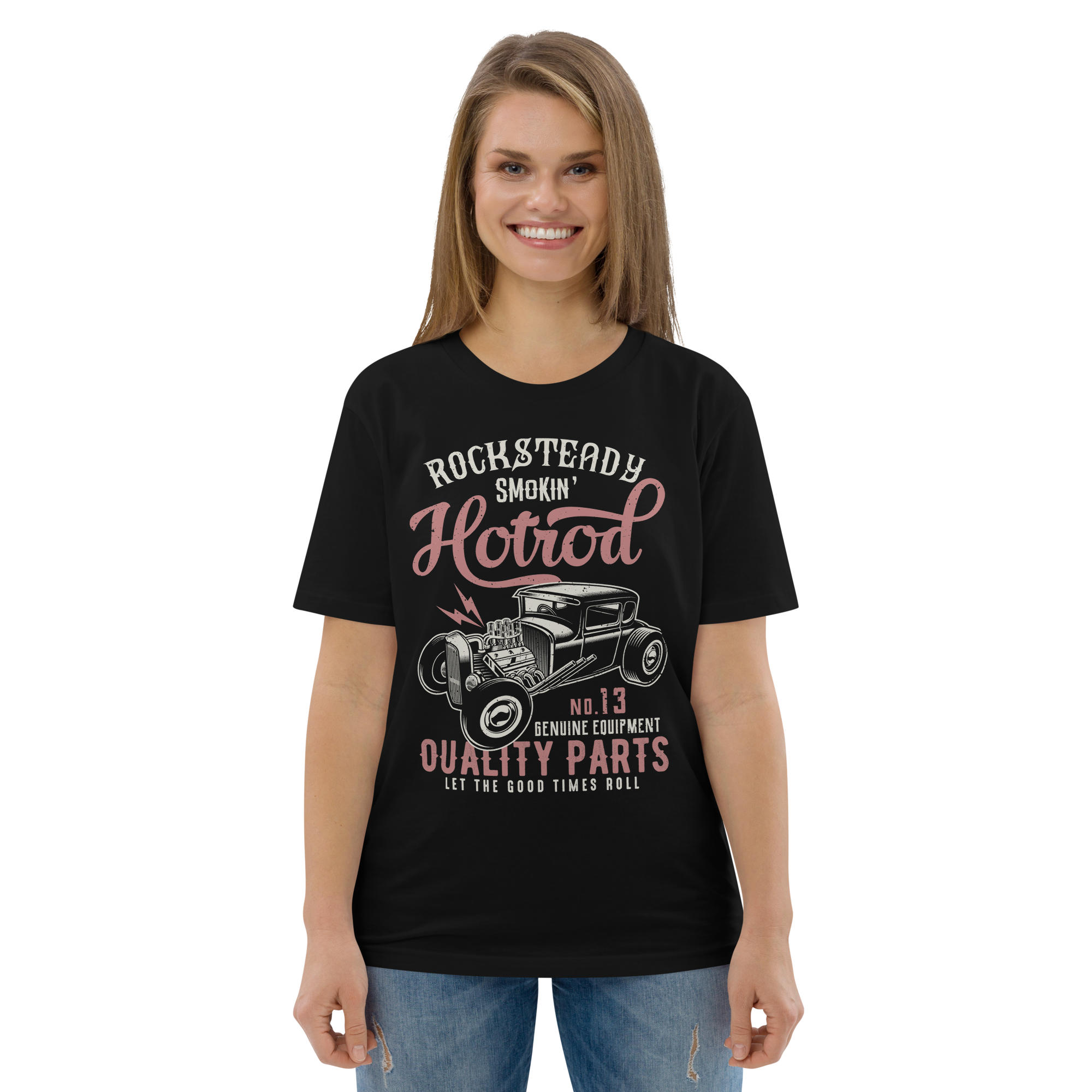 ROCKSTEADY HOTROD Unisex organic cotton t-shirt
