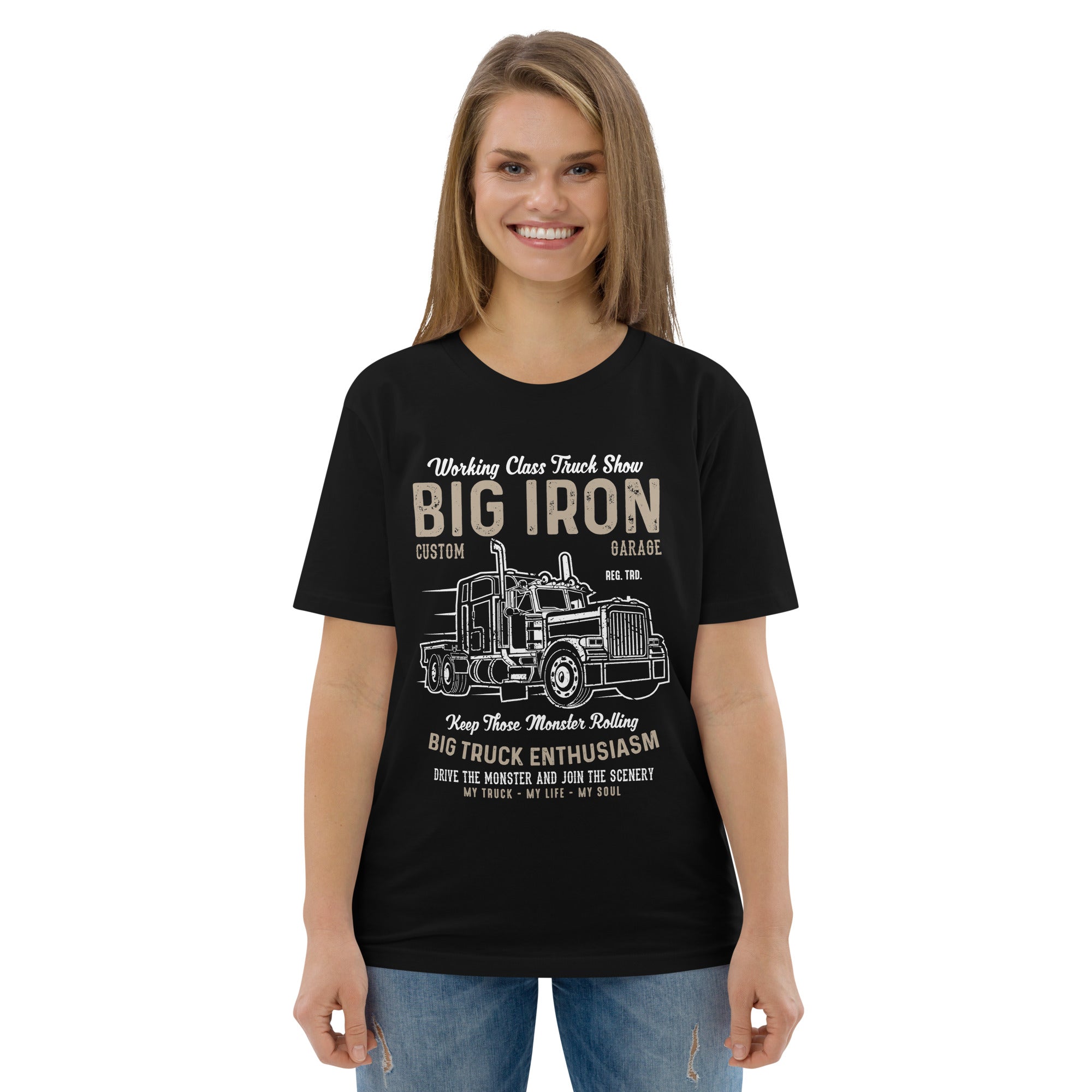 WORKING CLASS BIG IRON Unisex T-Shirt aus Bio-Baumwolle