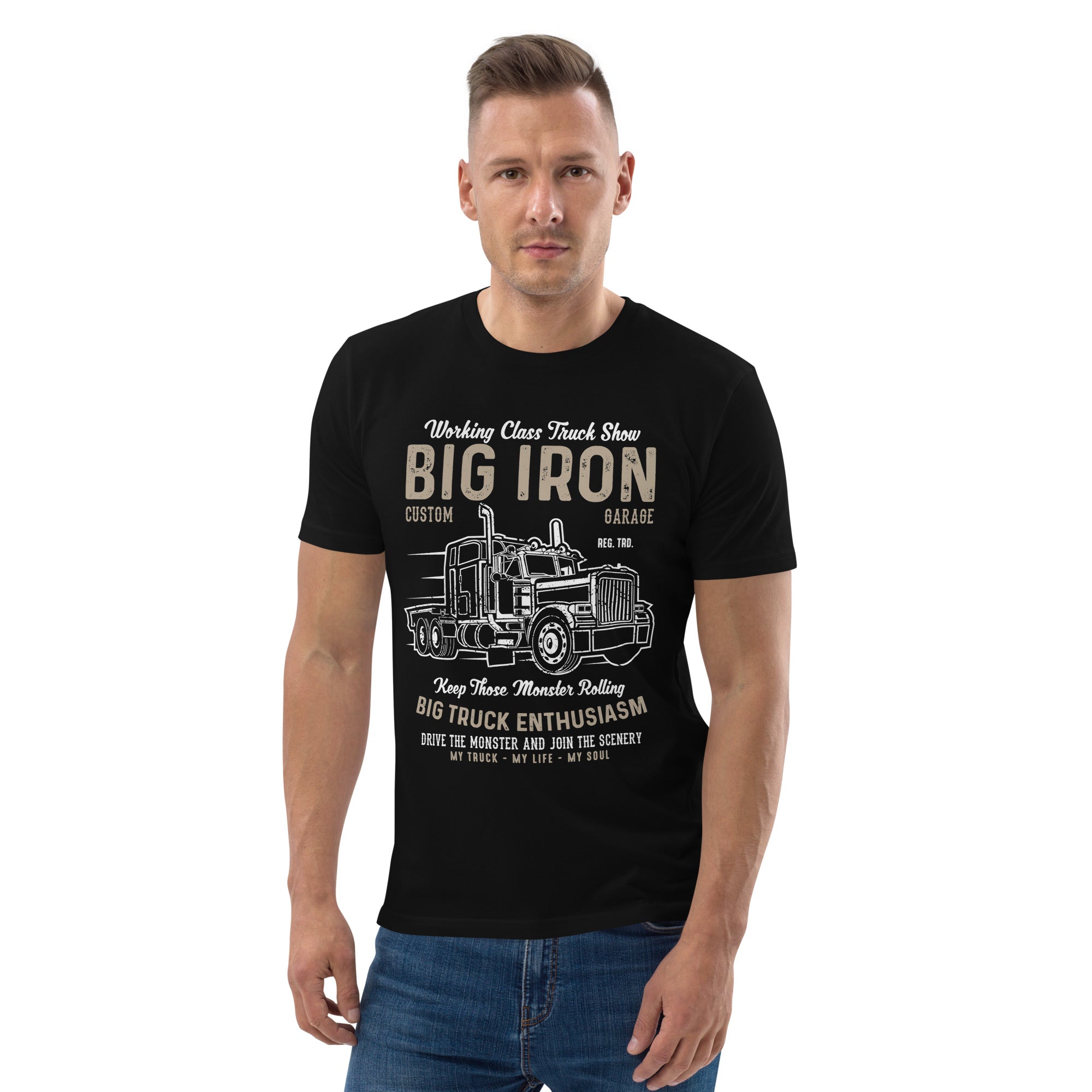 WORKING CLASS BIG IRON Unisex T-Shirt aus Bio-Baumwolle