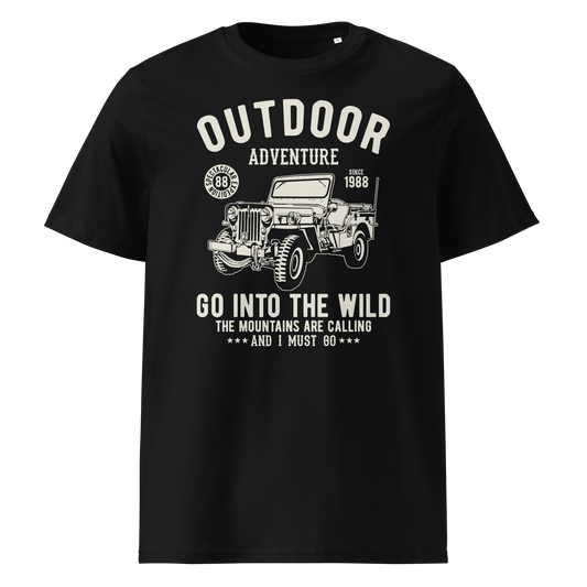 OUTDOOR ADVENTURE Unisex organic cotton t-shirt