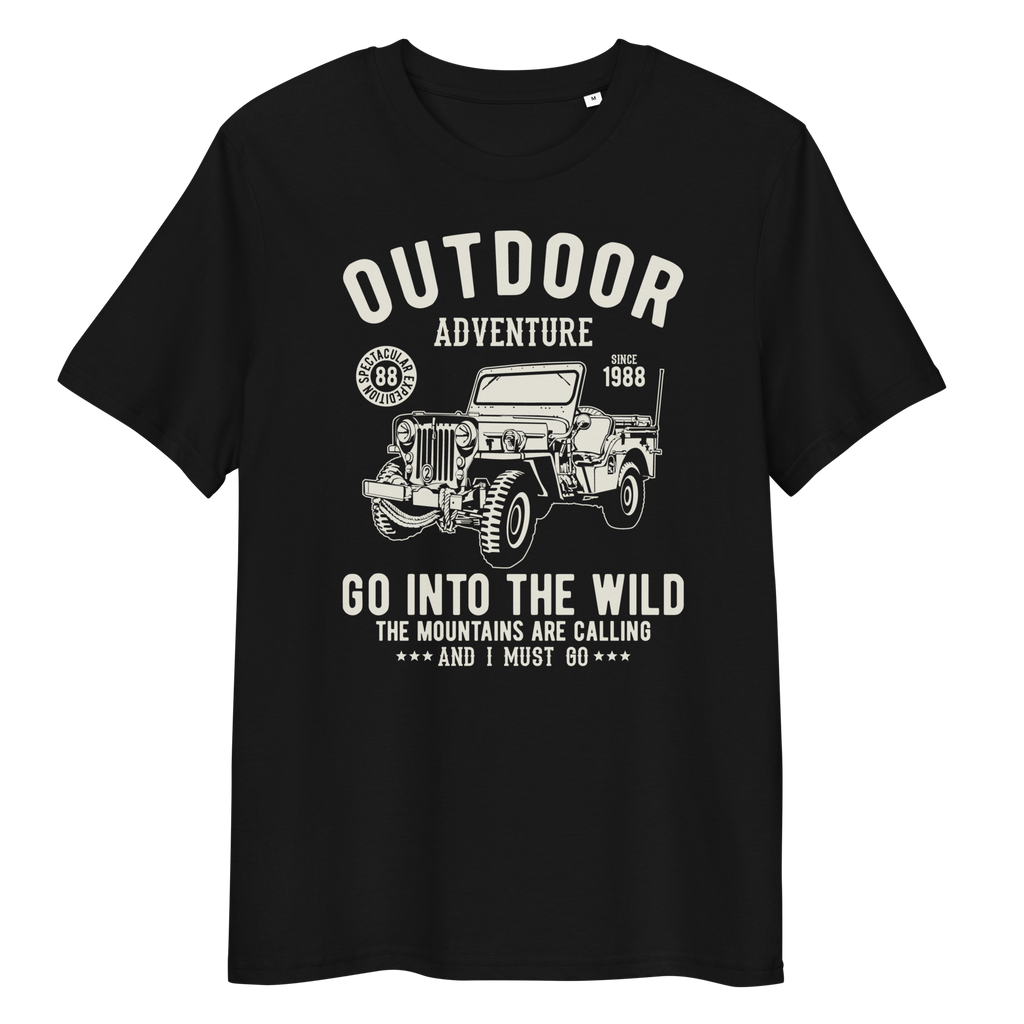 OUTDOOR ADVENTURE Unisex organic cotton t-shirt