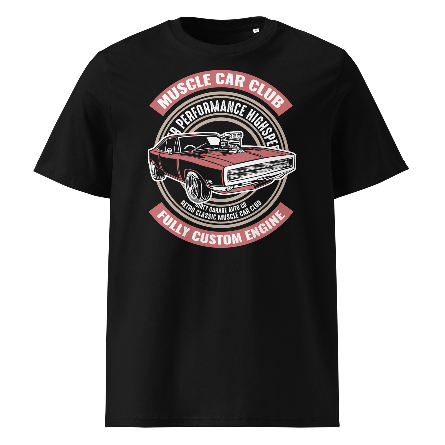 MUSCLE CAR CLUB Unisex organic cotton t-shirt