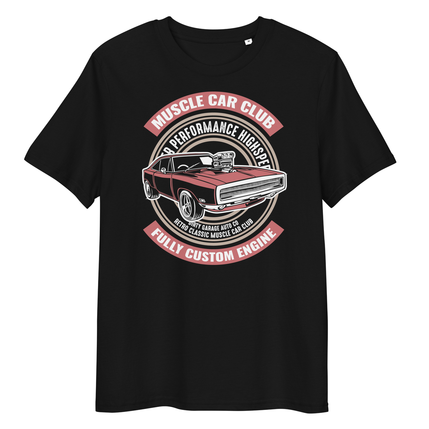 MUSCLE CAR CLUB Unisex organic cotton t-shirt