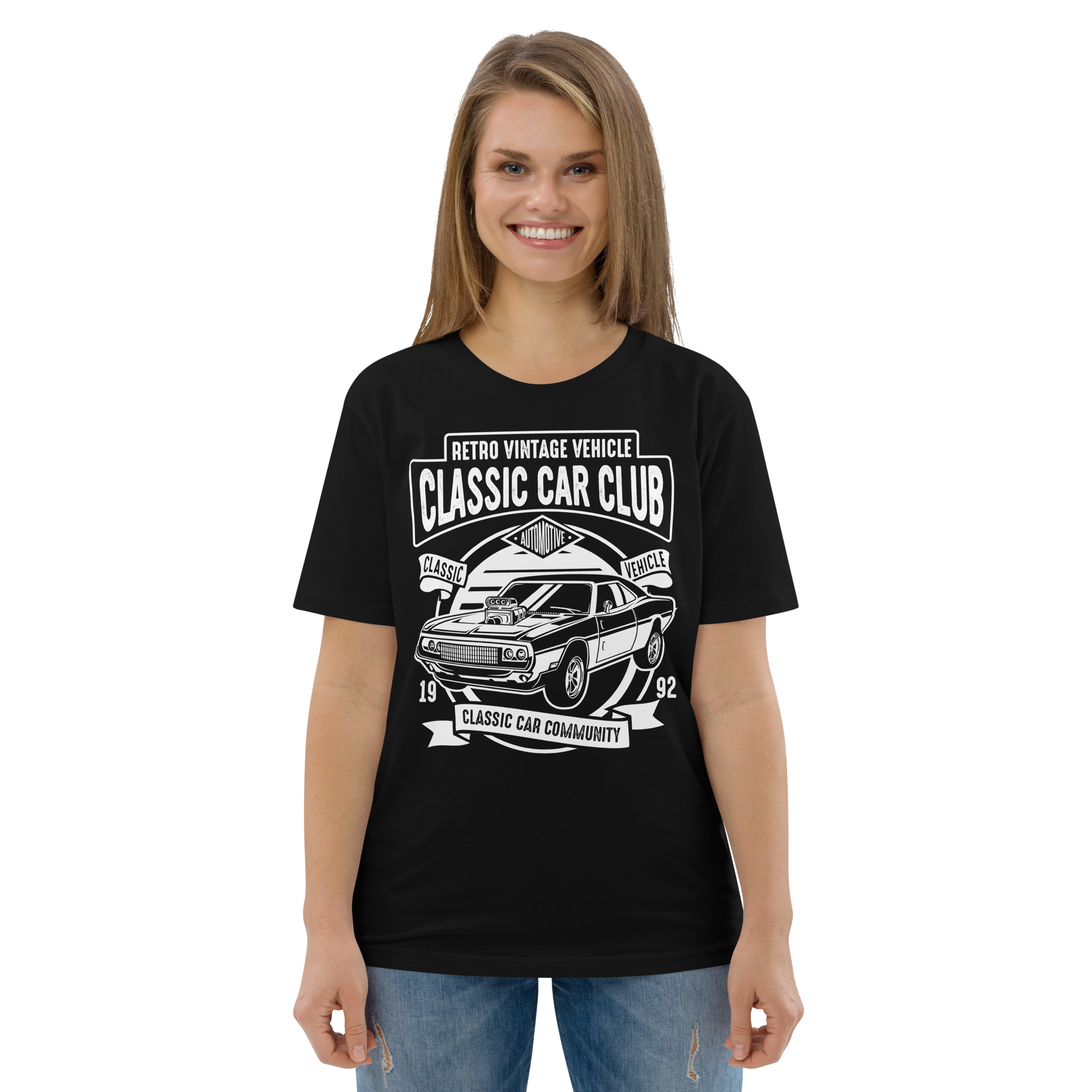 CLASSIC CAR CLUB unisex t-shirt