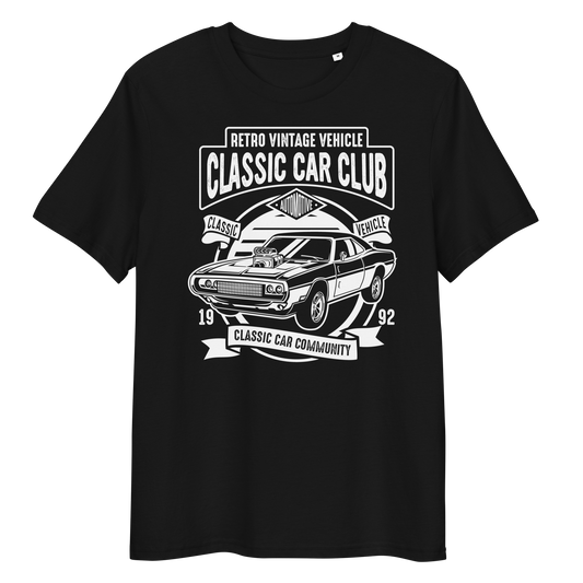 CLASSIC CAR CLUB Unisex organic cotton t-shirt