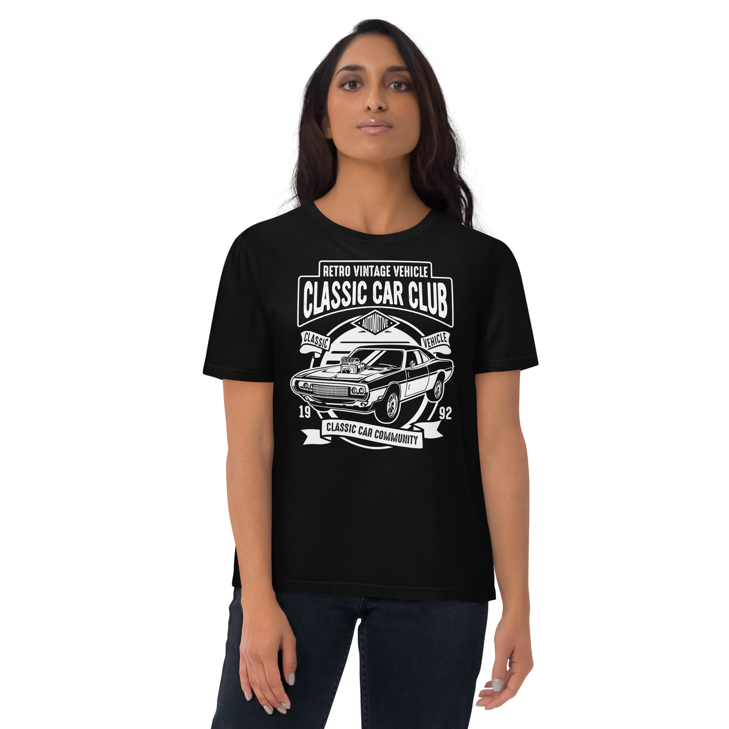 CLASSIC CAR CLUB Unisex organic cotton t-shirt