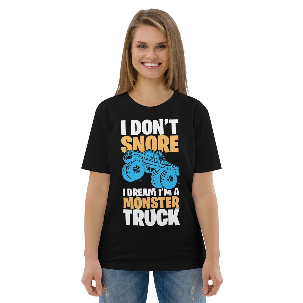 ICH BIN EIN MONSTER TRUCK Unisex-T-Shirt aus Bio-Baumwolle
