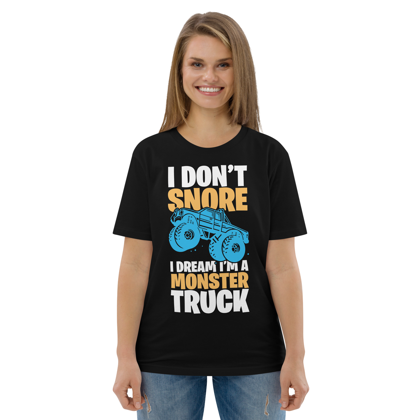 I'M A MONSTER TRUCK Unisex organic cotton t-shirt