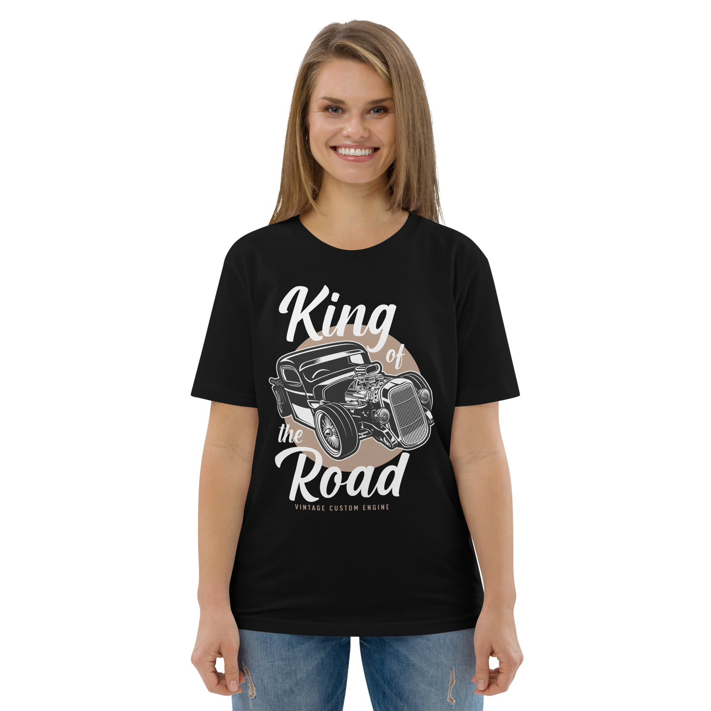 KING OF THE ROAD Unisex organic cotton t-shirt