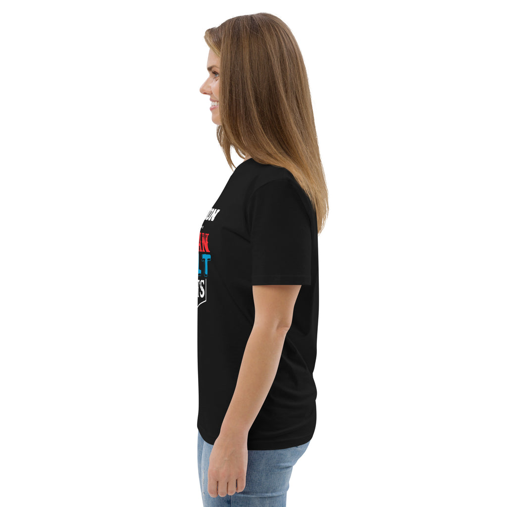 ADULTING BEGINS Unisex organic cotton t-shirt