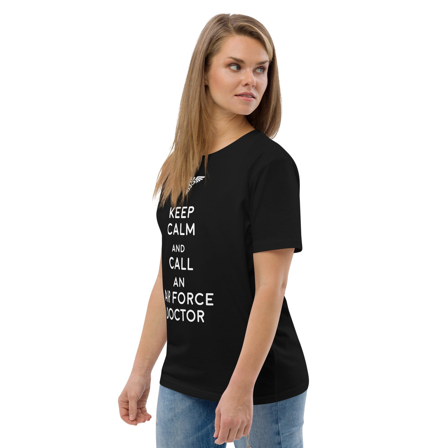 AIR FORCE DOCTOR Doctor series unisex organic cotton t-shirt