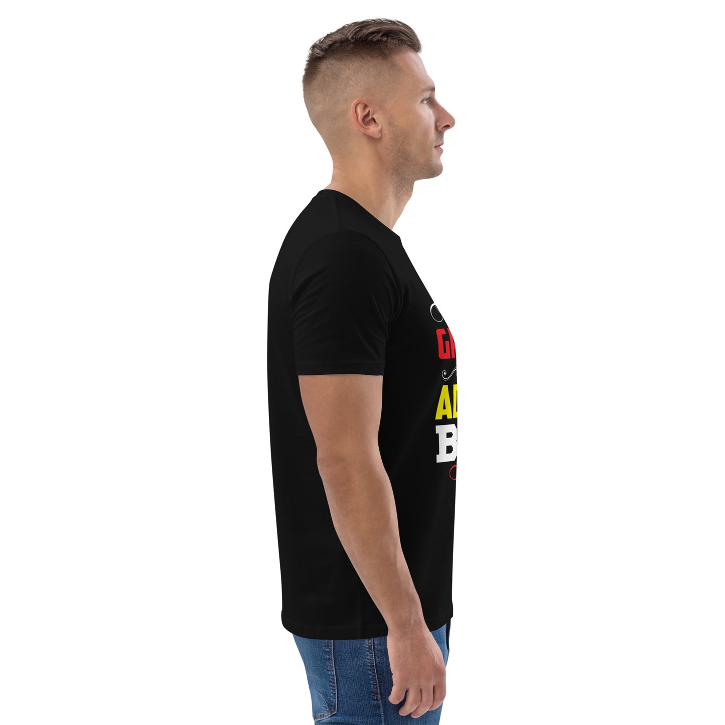ADVENTURE BEGINS Unisex organic cotton t-shirt