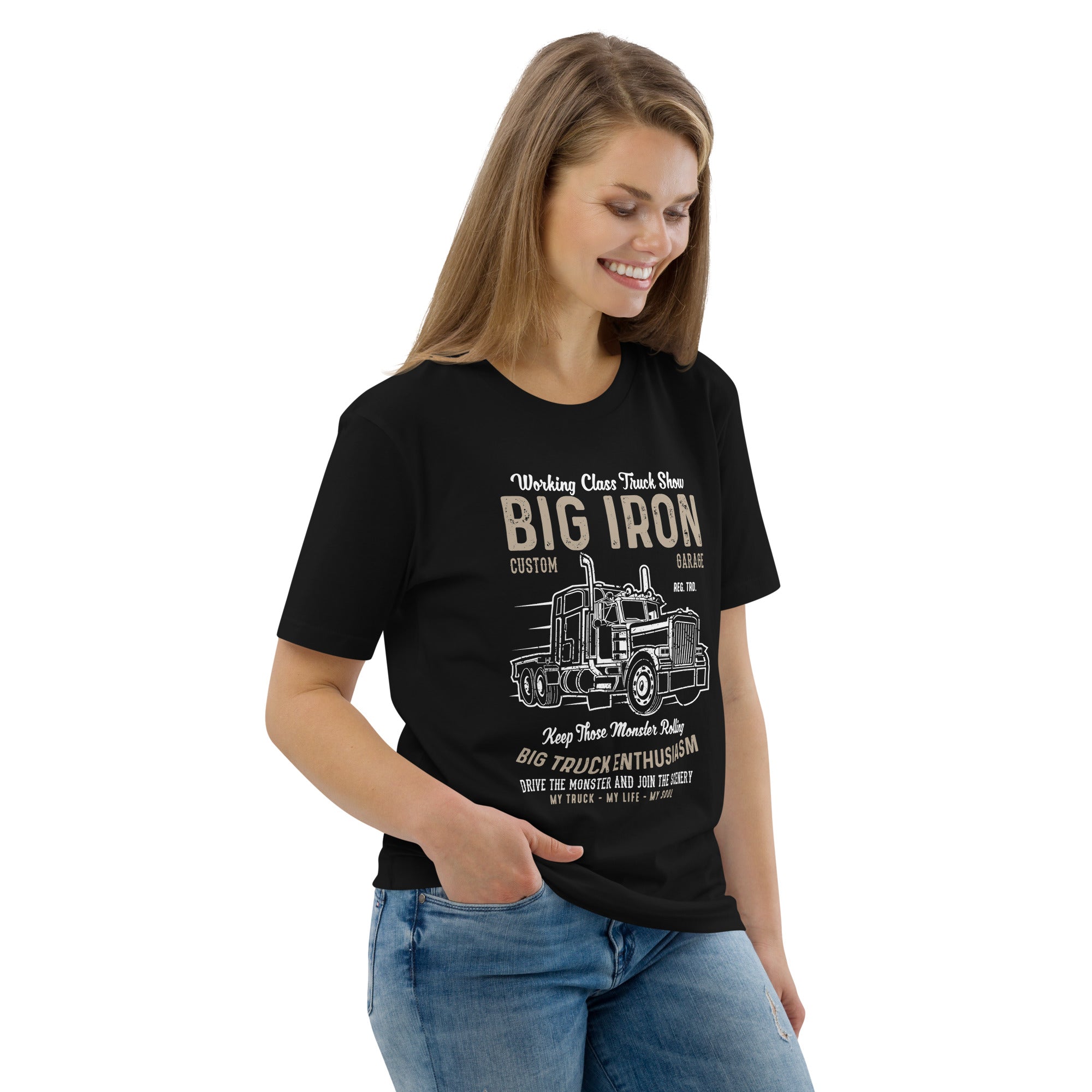 WORKING CLASS BIG IRON Unisex T-Shirt aus Bio-Baumwolle