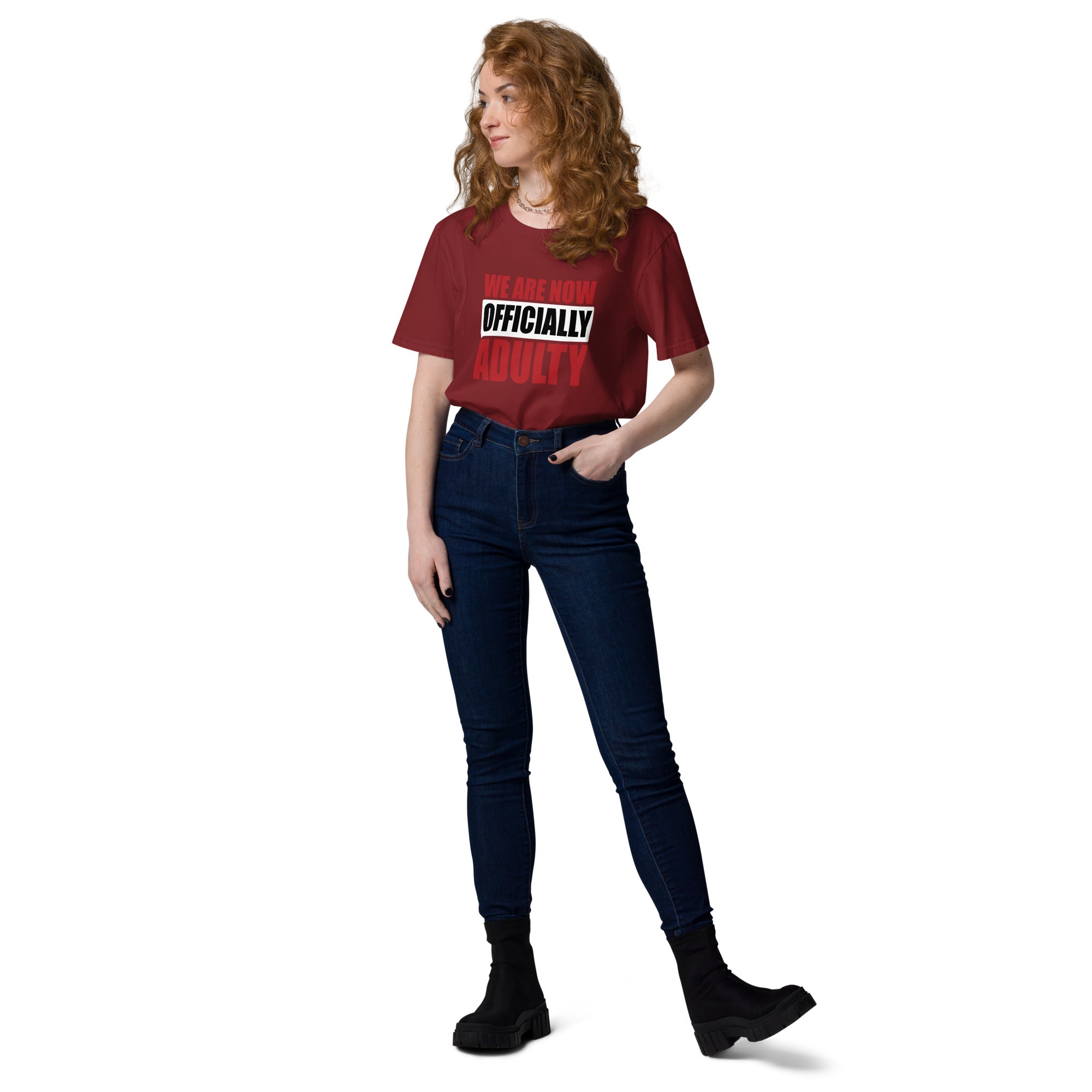 Graduation t-shirt burgundy