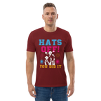 HATS OFF! unisex t-shirt - Printoo Shop - - graduation, t-shirt, unisex, Unisex Organic Cotton T-Shirt | Stanley/Stella STTU169