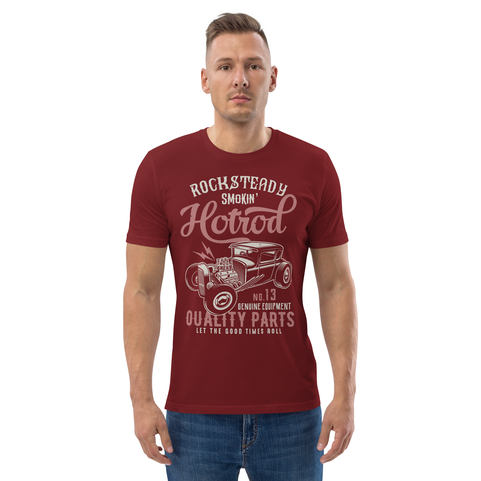 ROCKSTEADY HOTROD Unisex organic cotton t-shirt