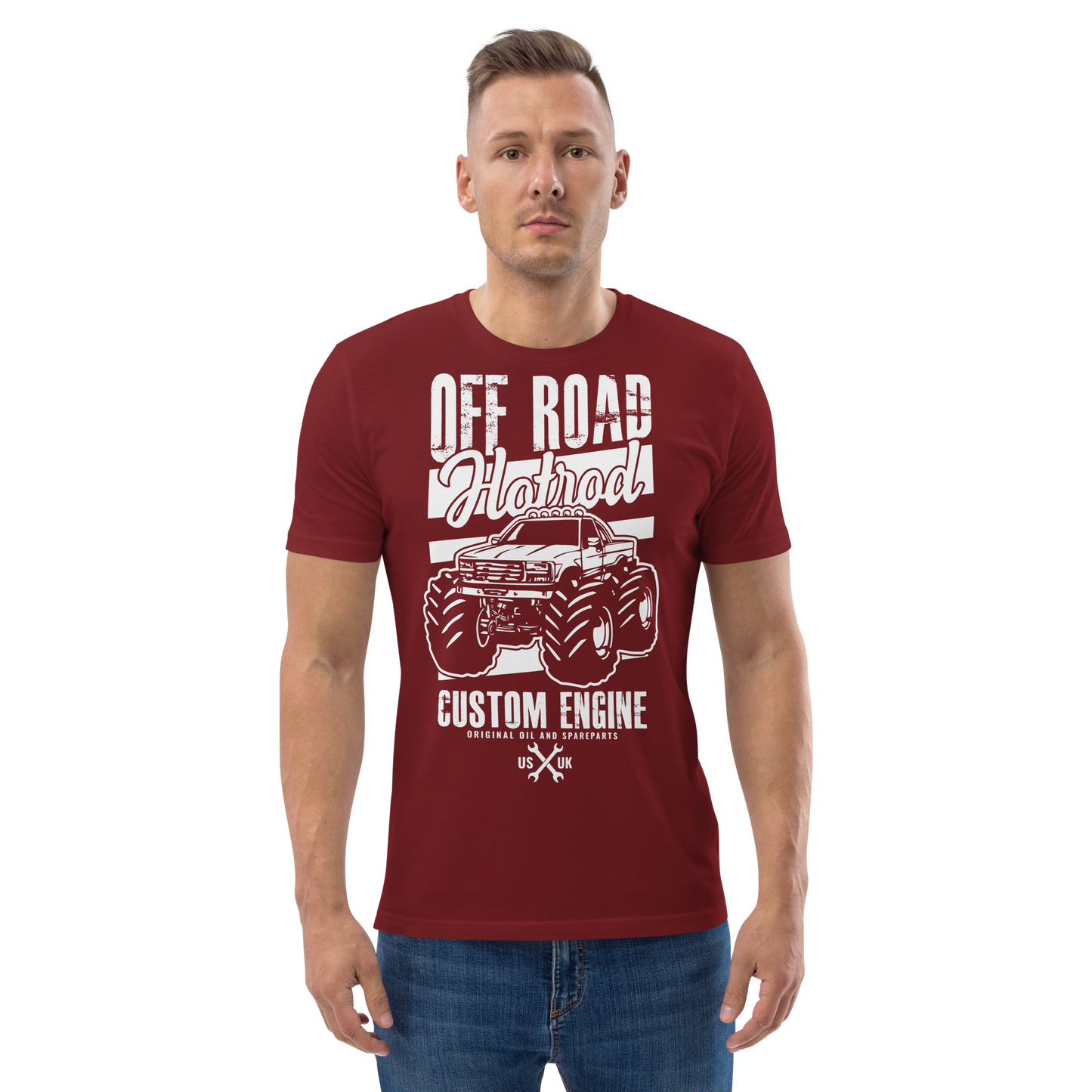 OFF ROAD HOTROD Unisex organic cotton t-shirt