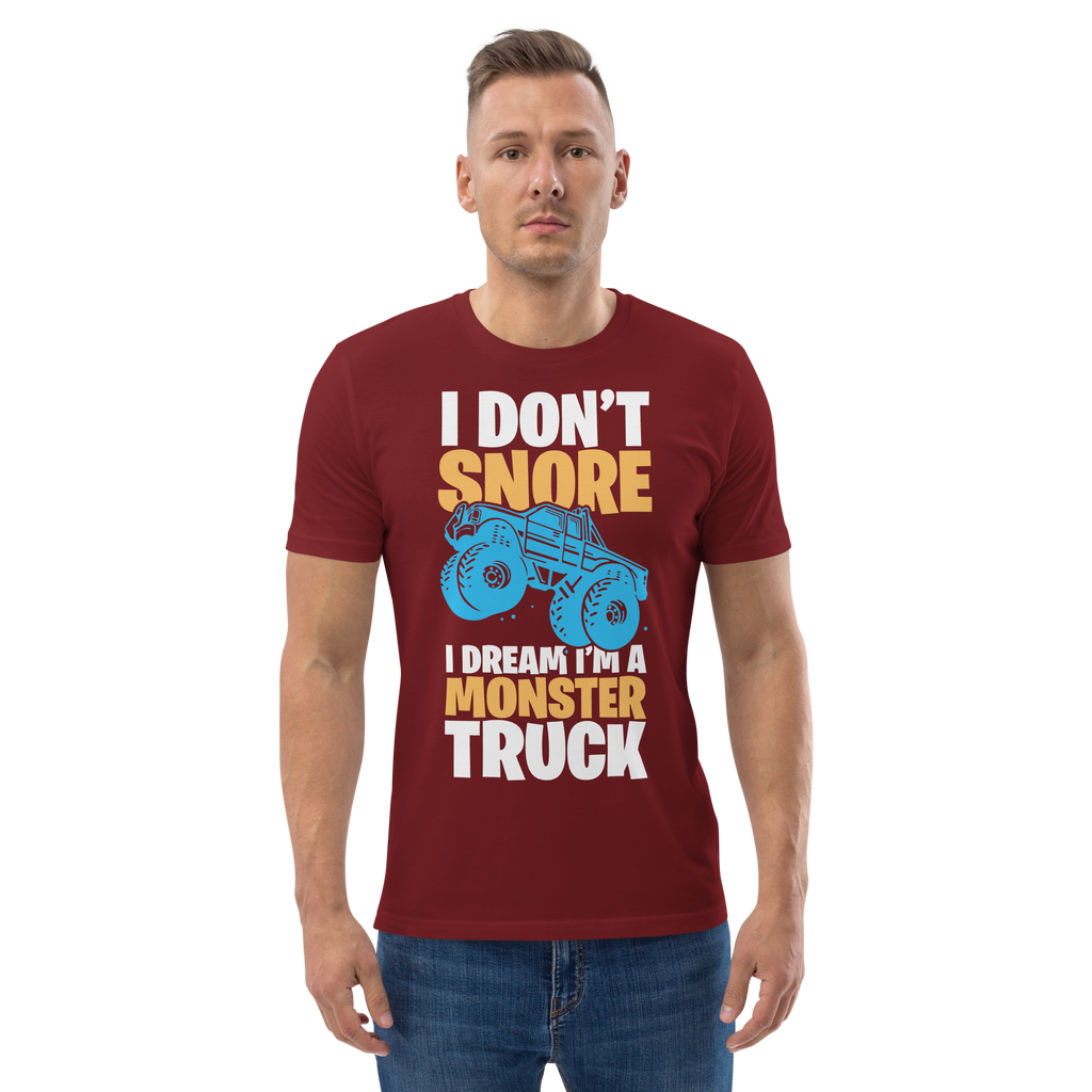 ICH BIN EIN MONSTER TRUCK Unisex-T-Shirt aus Bio-Baumwolle