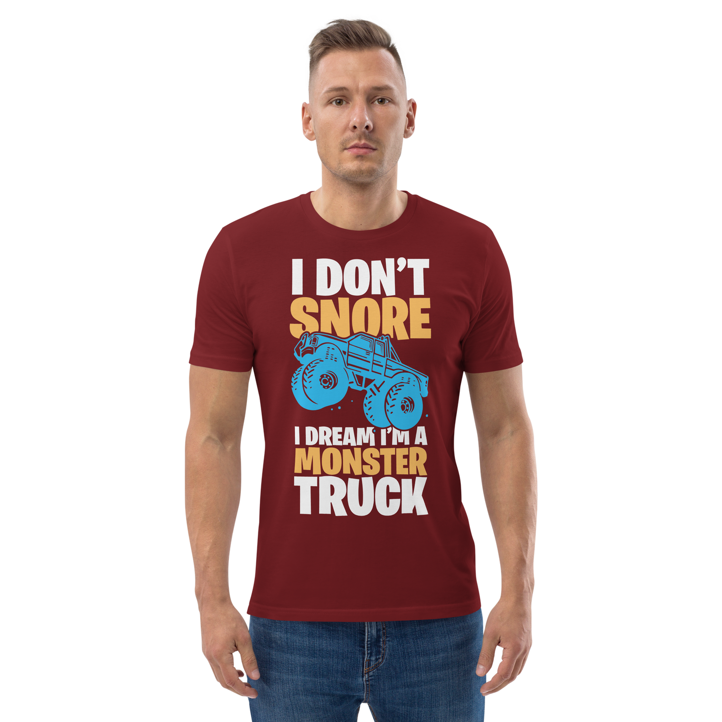 I'M A MONSTER TRUCK Unisex organic cotton t-shirt