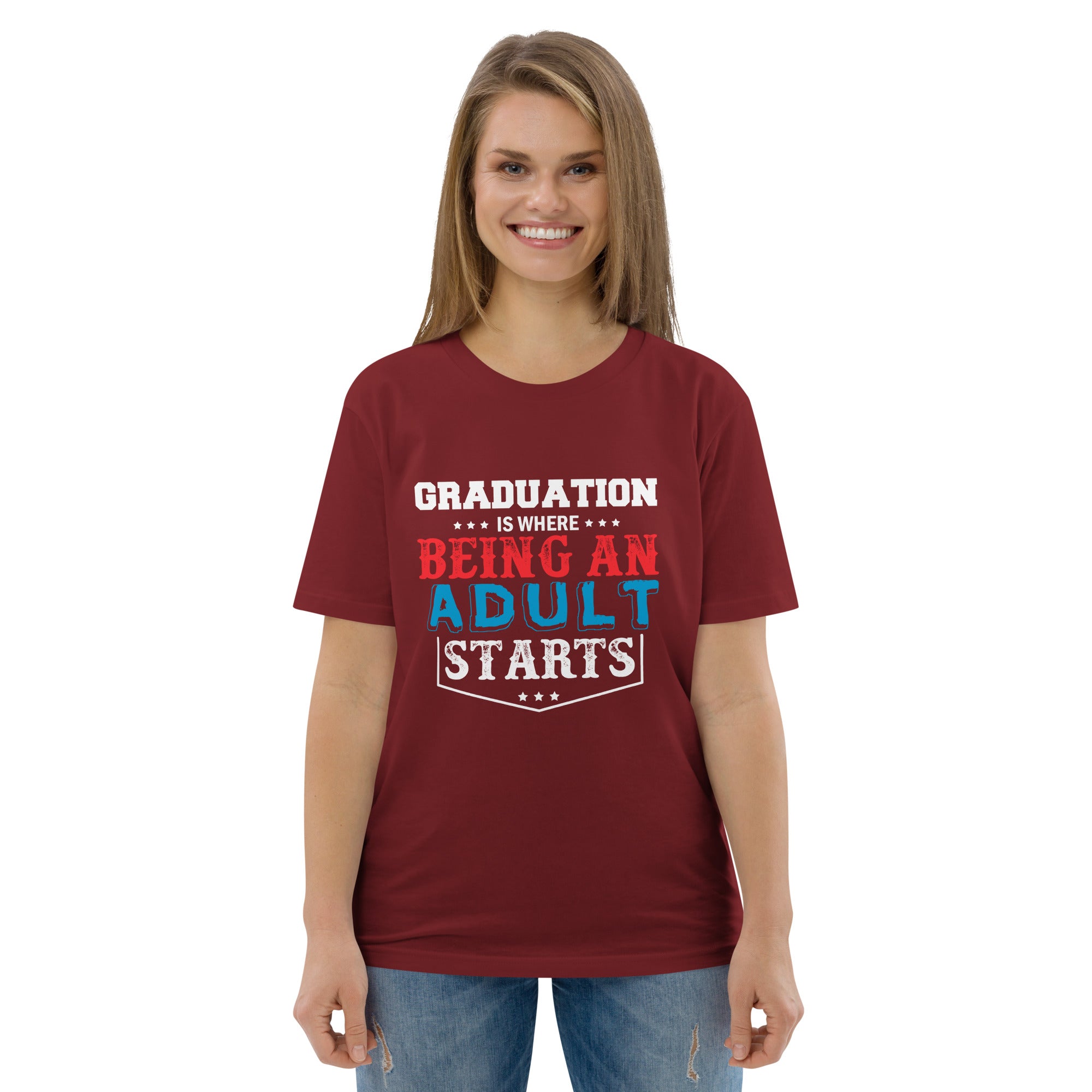ADULTING BEGINS unisex t-shirt