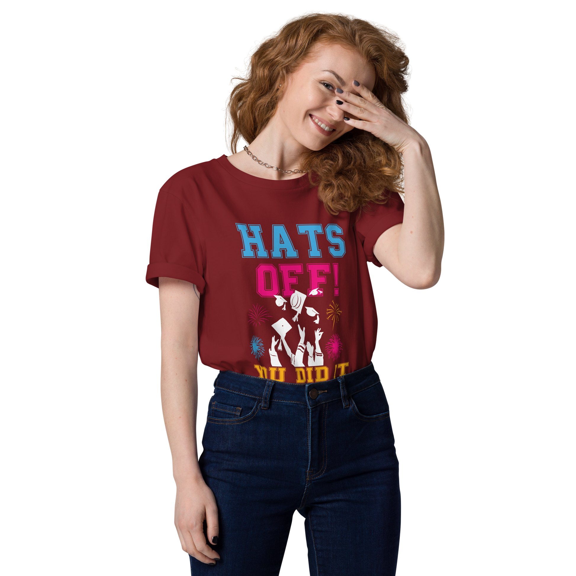 HATS OFF! Unisex organic cotton t-shirt