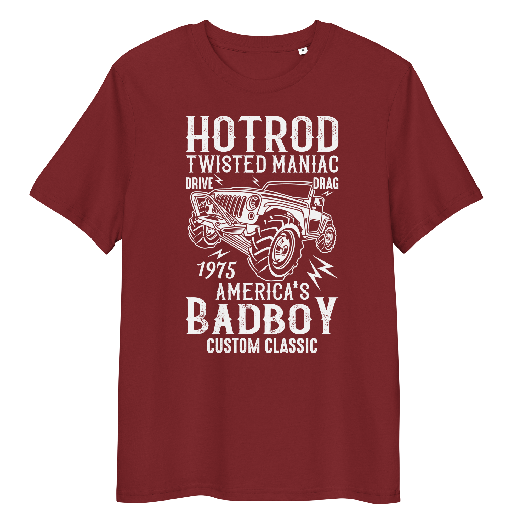 HOTROD BADBOY Unisex-T-Shirt aus Bio-Baumwolle