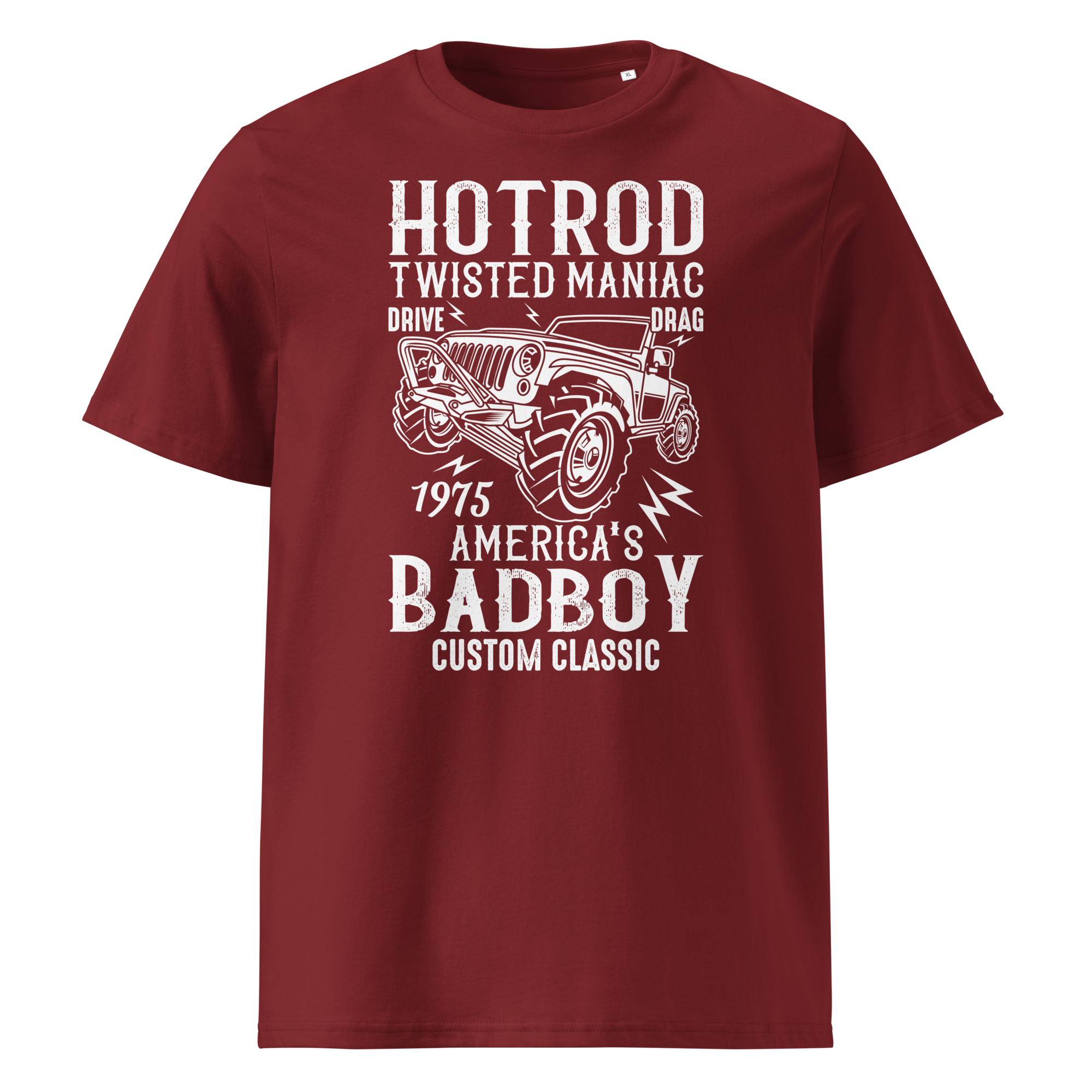 HOTROD BADBOY Unisex-T-Shirt aus Bio-Baumwolle