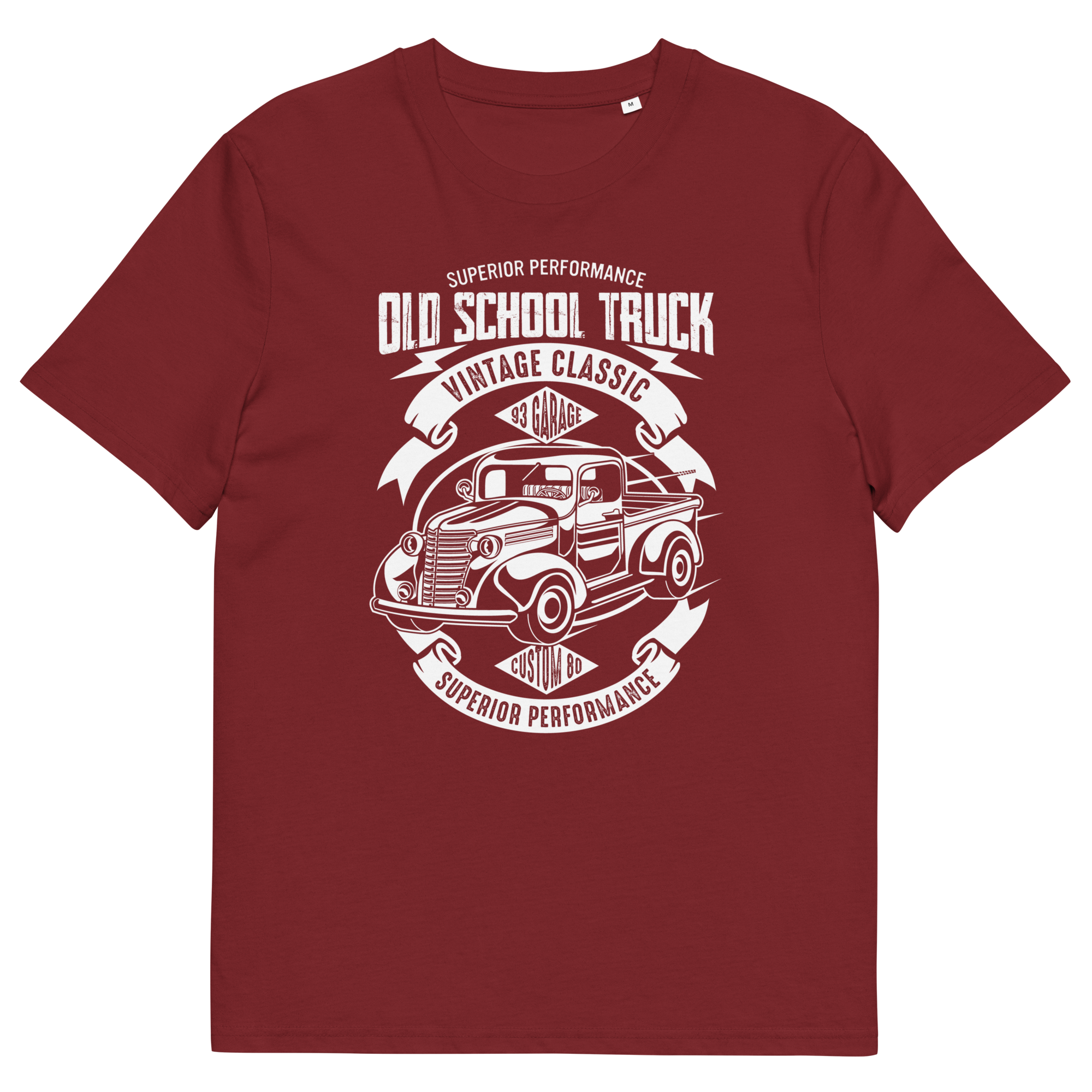 OLD SCHOOL TRUCK Unisex-T-Shirt aus Bio-Baumwolle