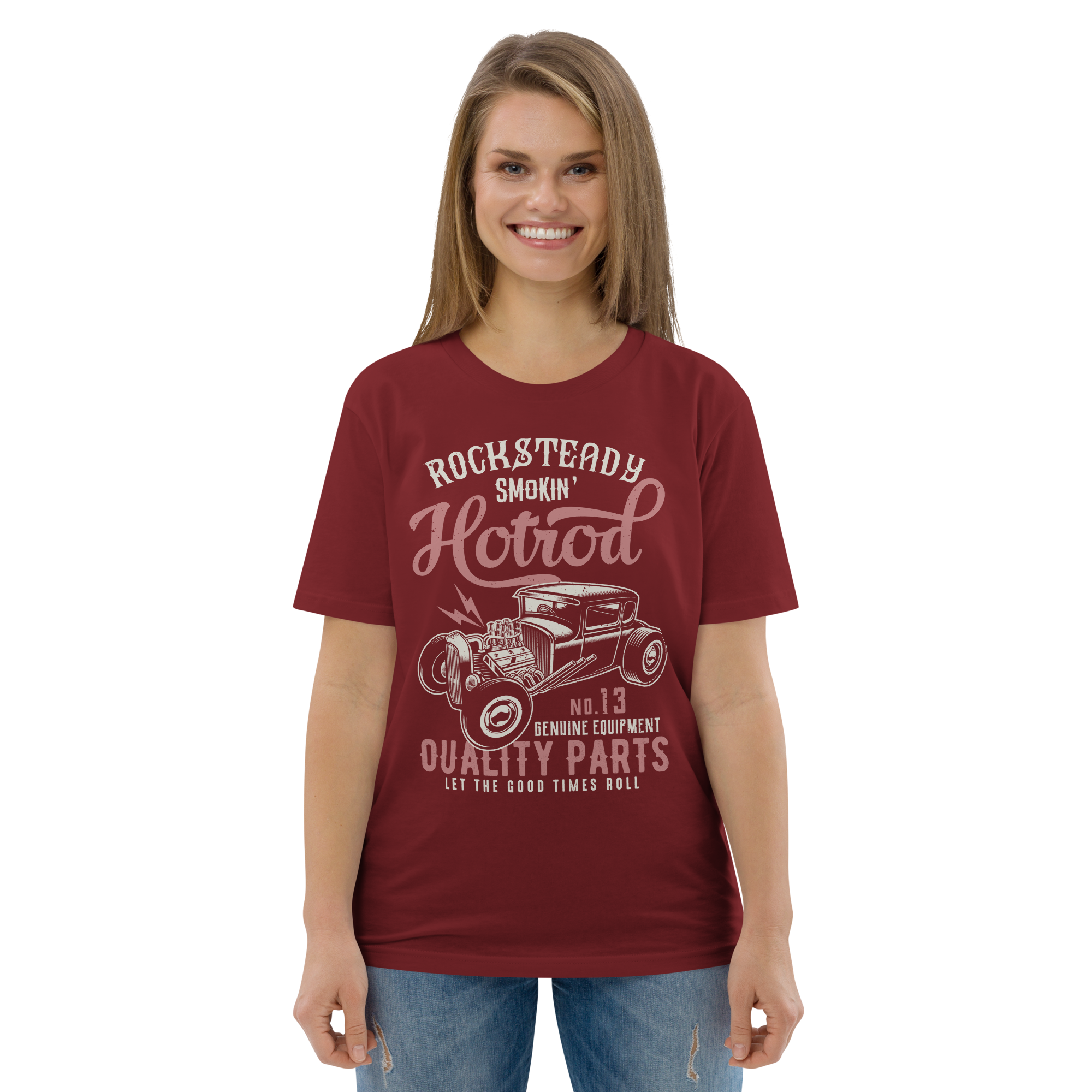 ROCKSTEADY HOTROD Unisex organic cotton t-shirt