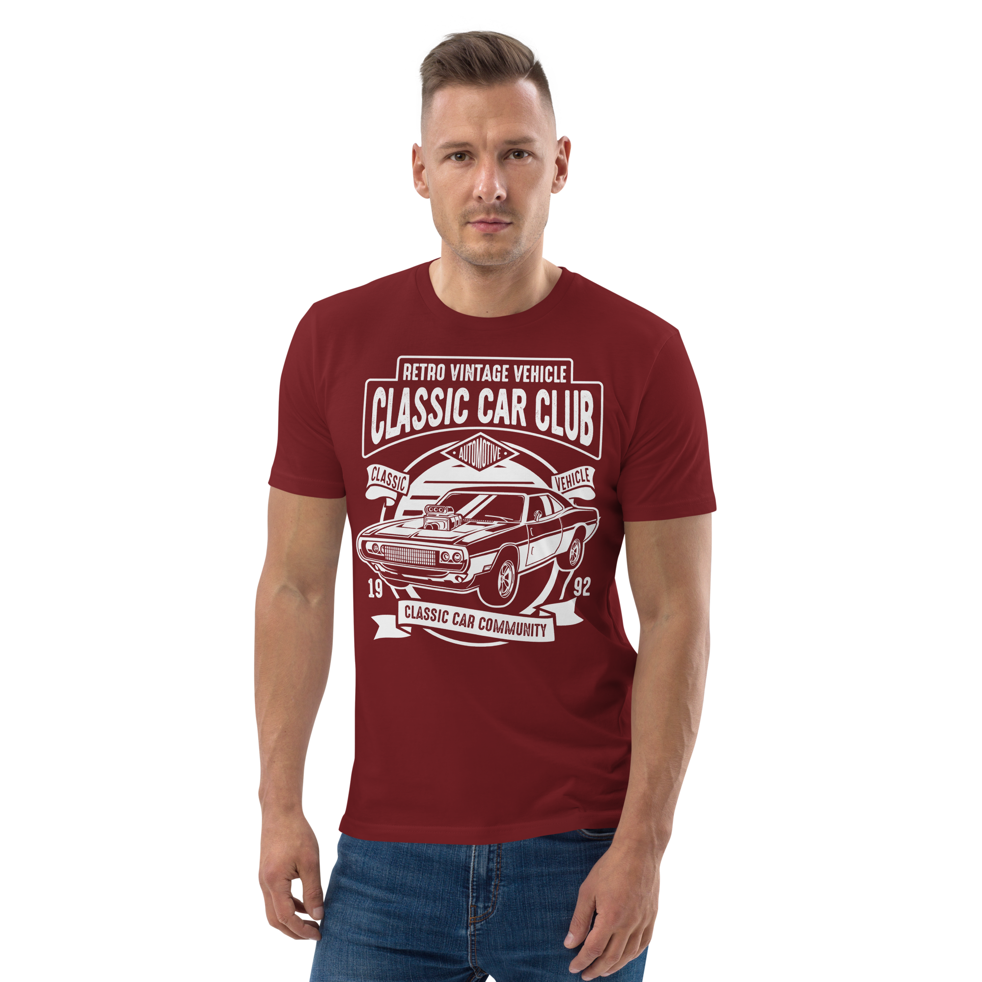 CLASSIC CAR CLUB unisex t-shirt