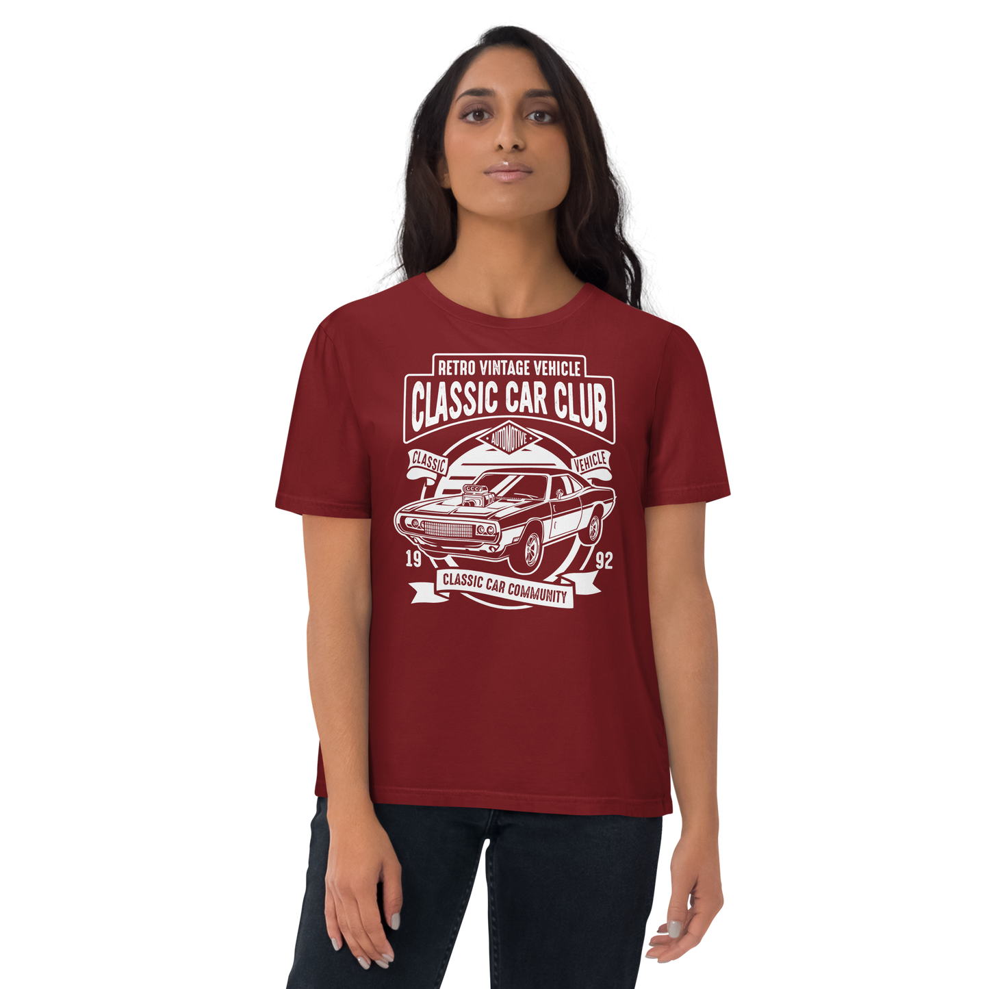 CLASSIC CAR CLUB Unisex organic cotton t-shirt