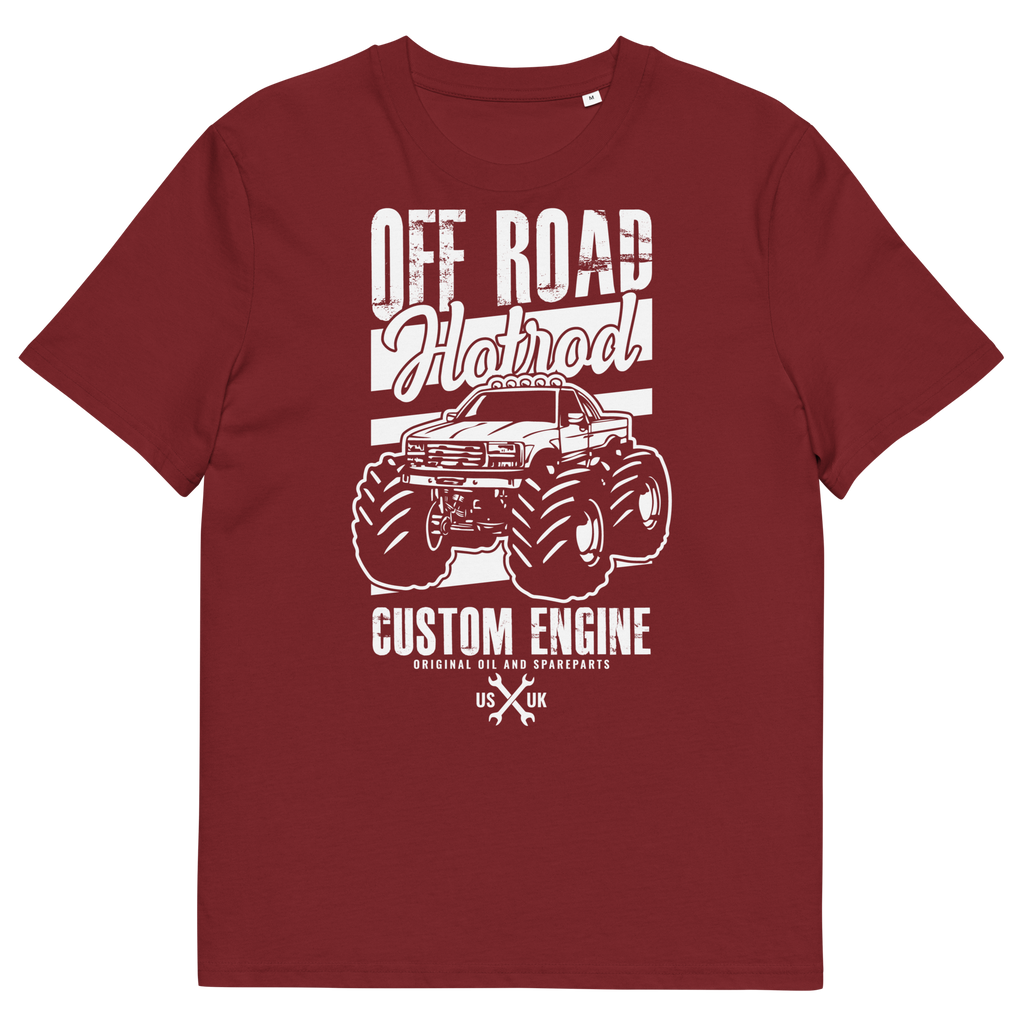OFF ROAD HOTROD Unisex-T-Shirt aus Bio-Baumwolle