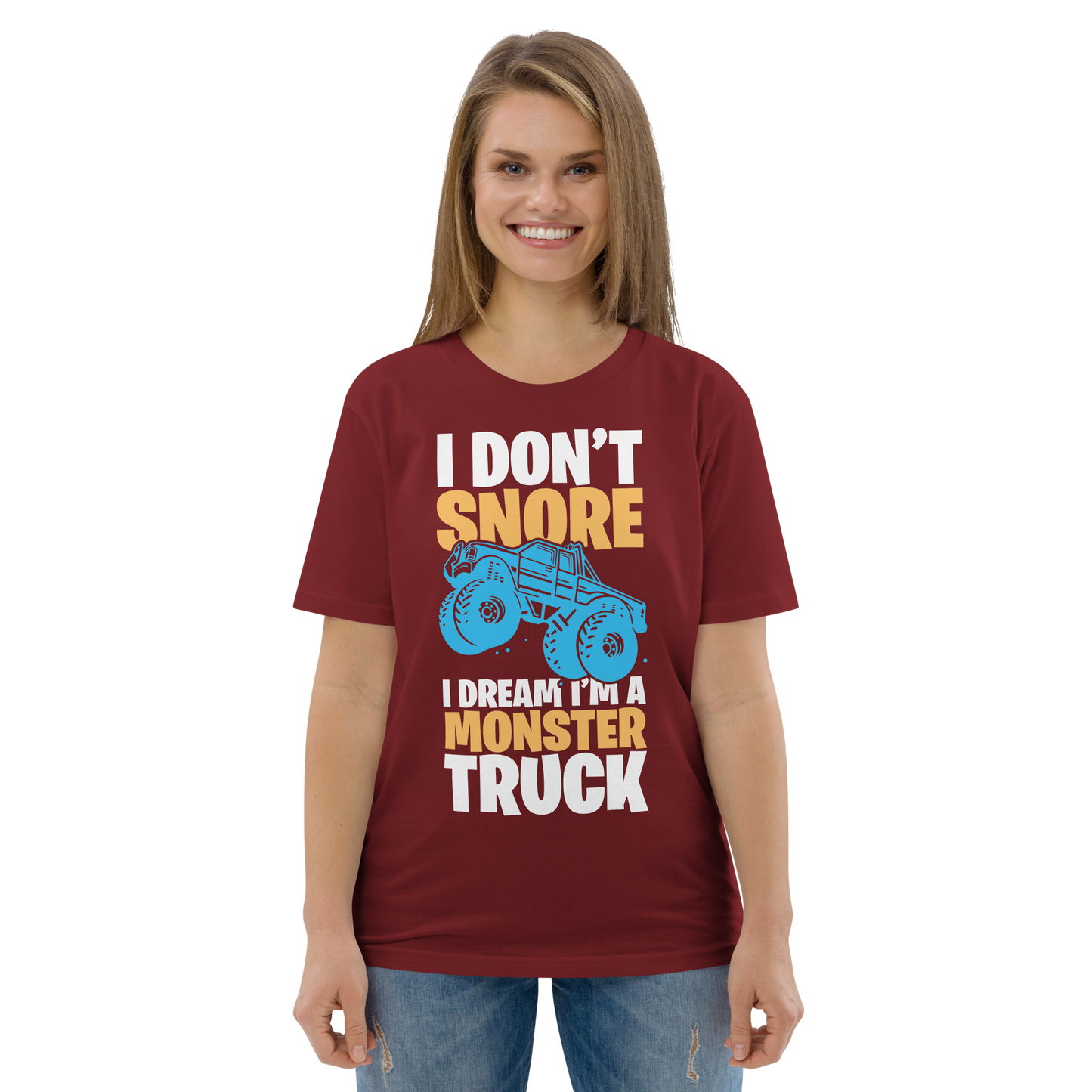 I'M A MONSTER TRUCK Unisex organic cotton t-shirt