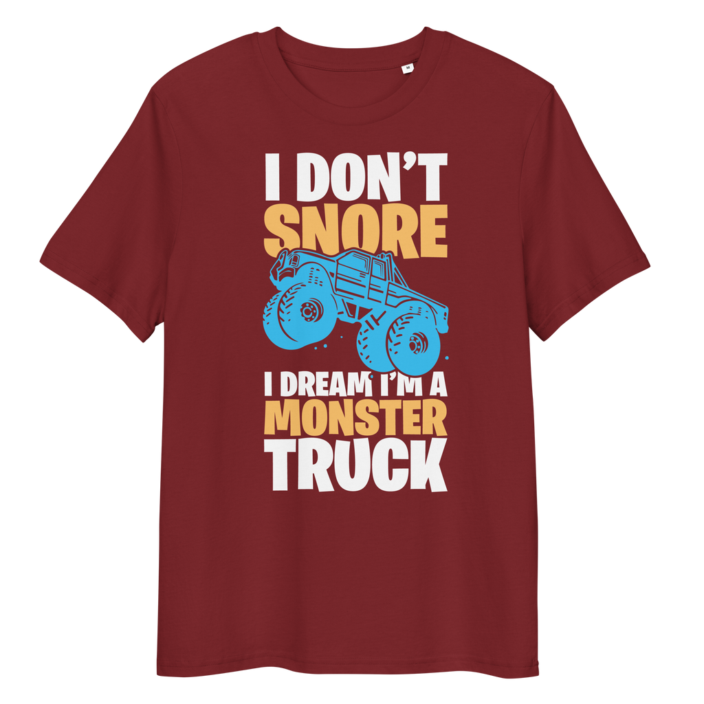 ICH BIN EIN MONSTER TRUCK Unisex-T-Shirt aus Bio-Baumwolle
