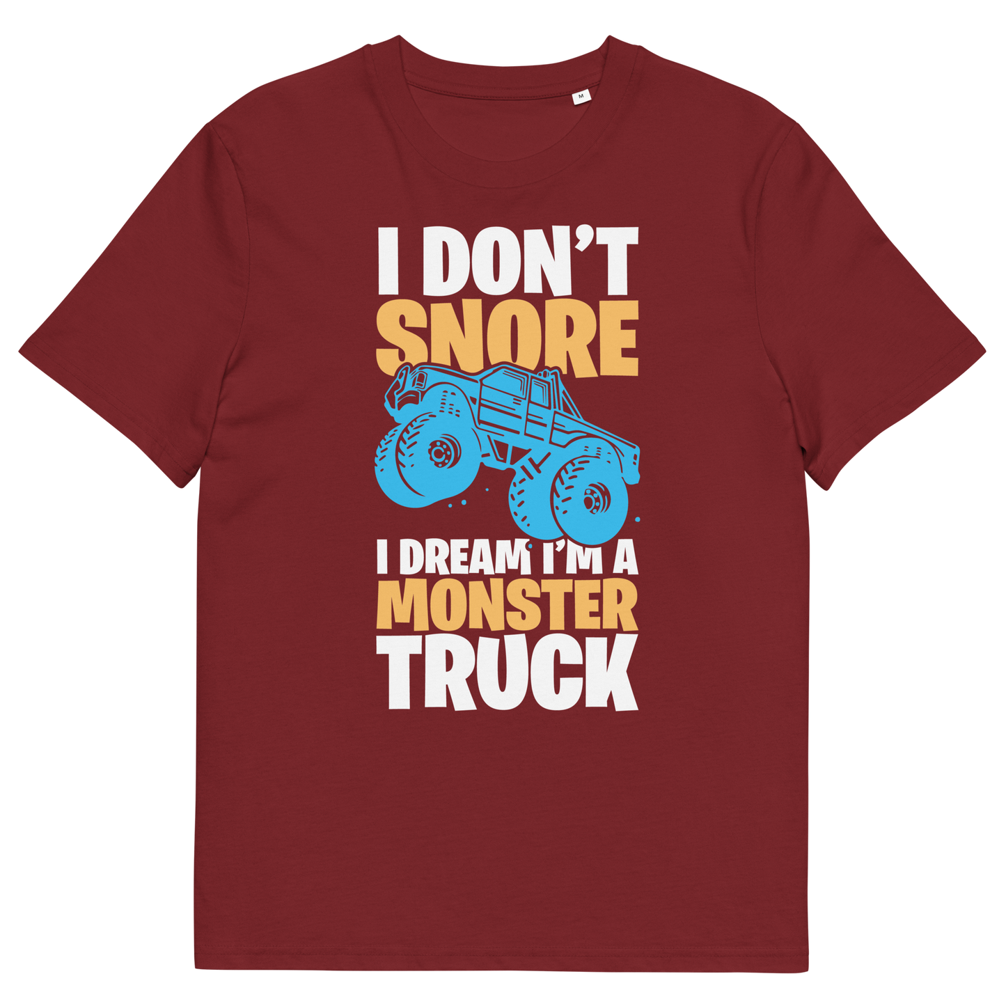 I'M A MONSTER TRUCK Unisex organic cotton t-shirt