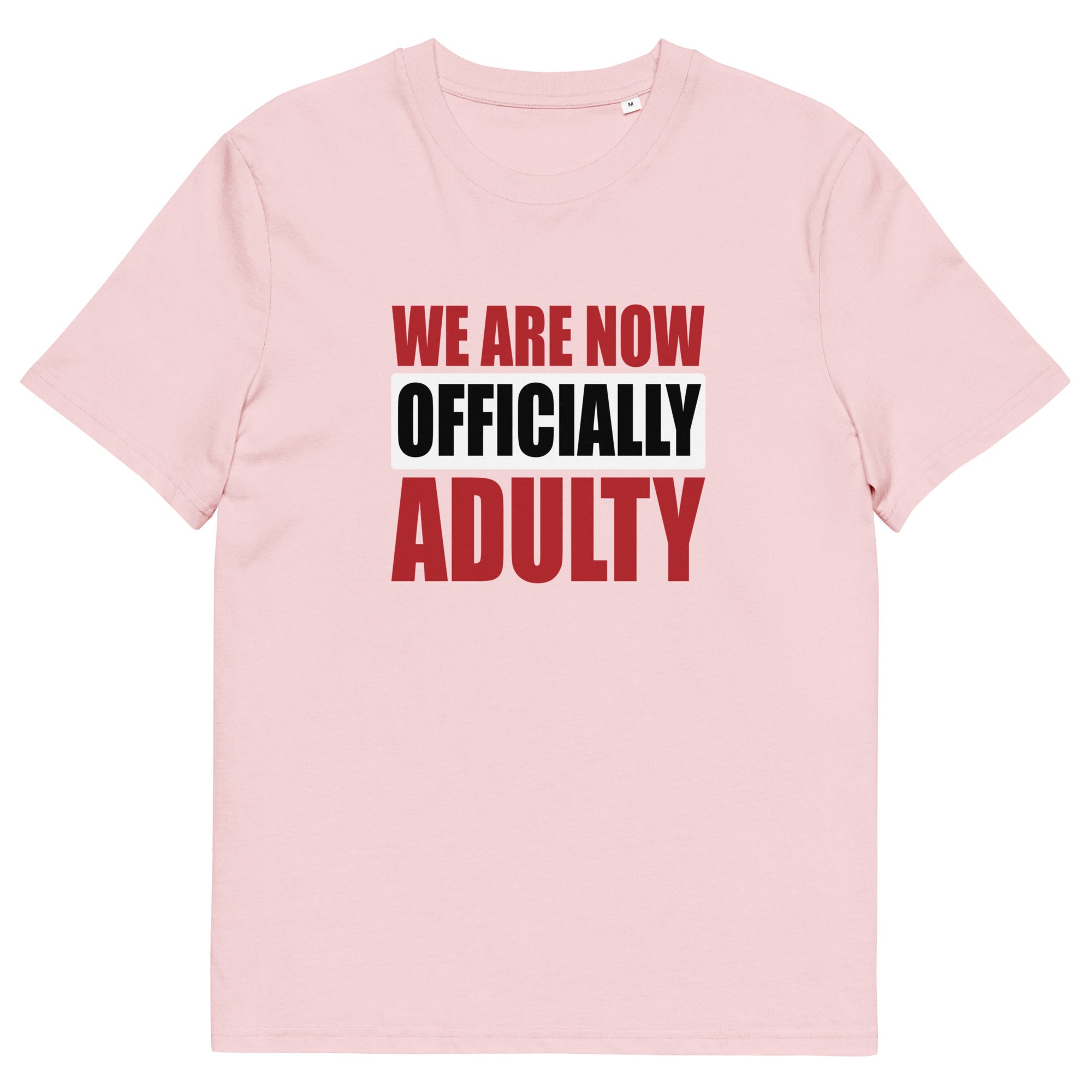 Camiseta unisex de algodón orgánico OFICIALMENTE PARA ADULTOS